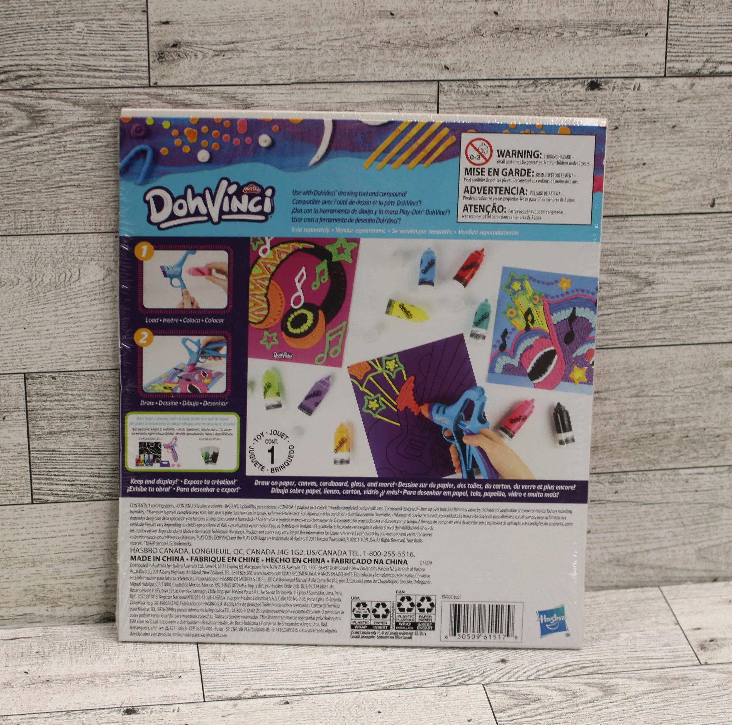 Play Doh DohVinci Refill - Miniprojet - Set of 3 - New (Pink) - Image 2