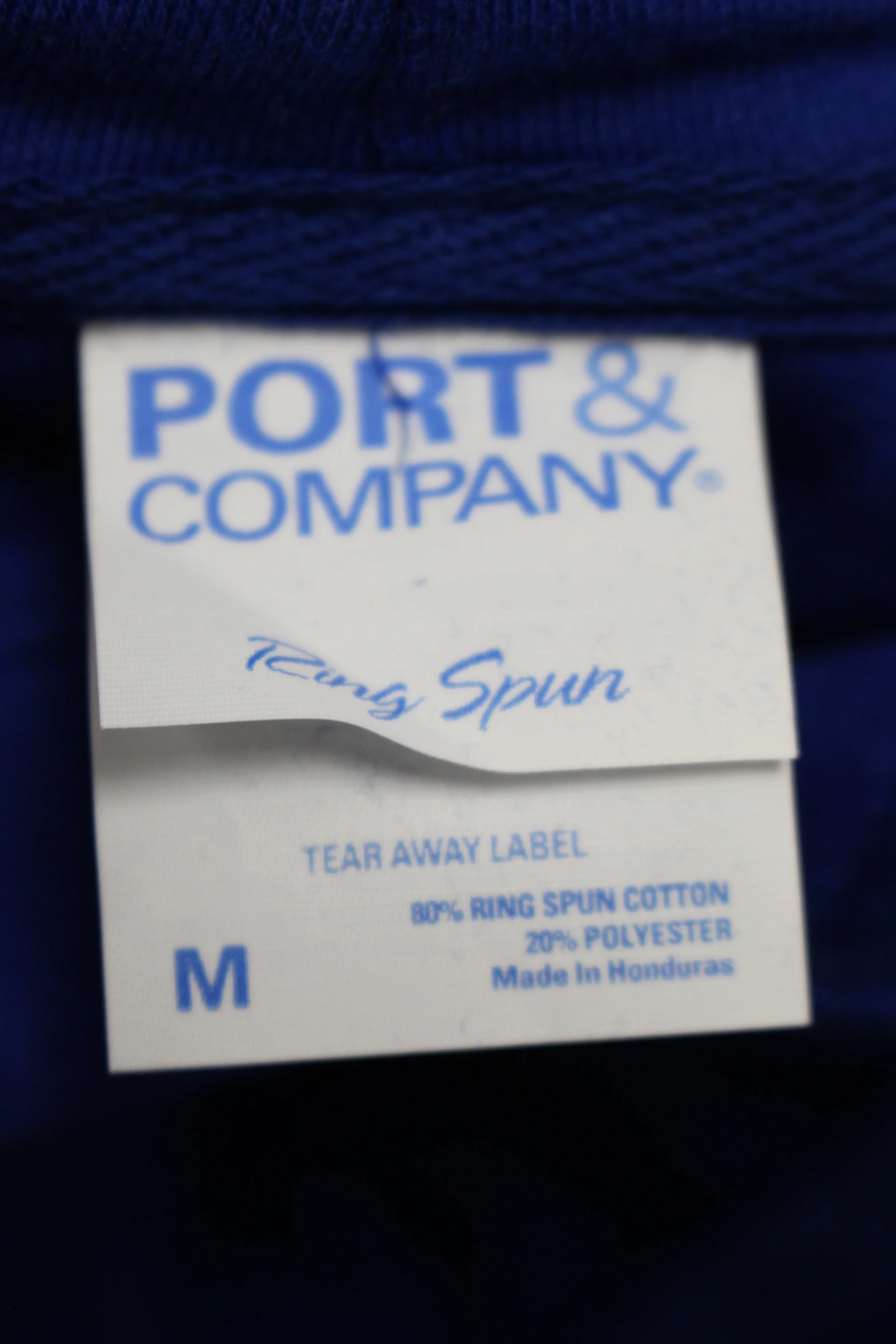 Port & Company Navy Blue Sweatshirt - Size: Medium - Used - Image 3