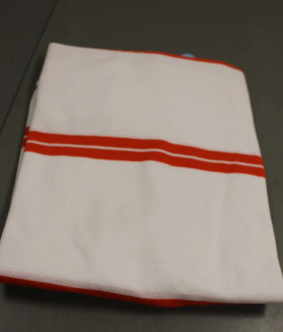 Proline Men's Sportswear Polo T-Shirt, Large, White with orange, NEW! - Image 2