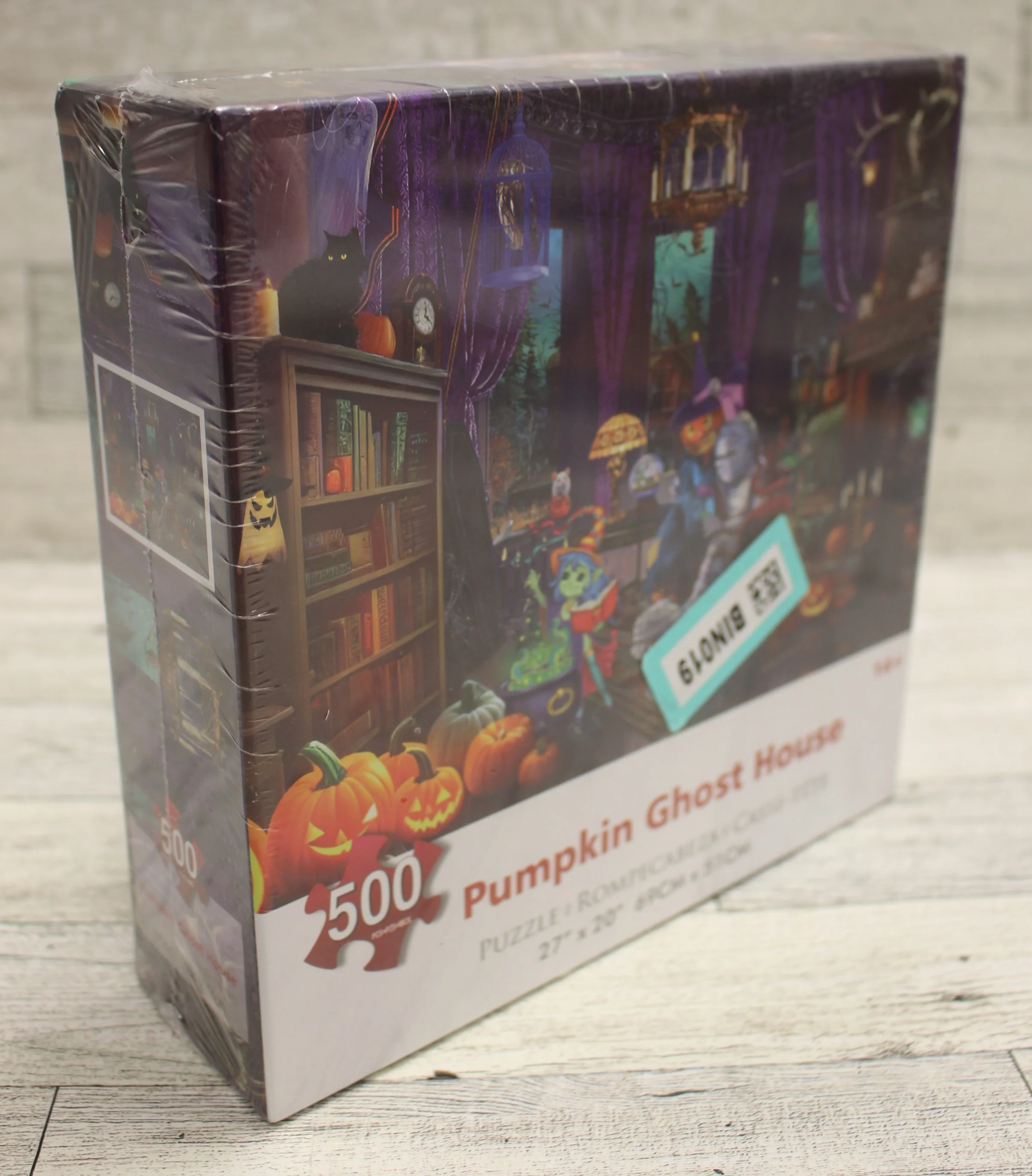 Pumpkin Ghost House Jigsaw Puzzle - 27" x 20" - 500 Pieces - New - Image 2
