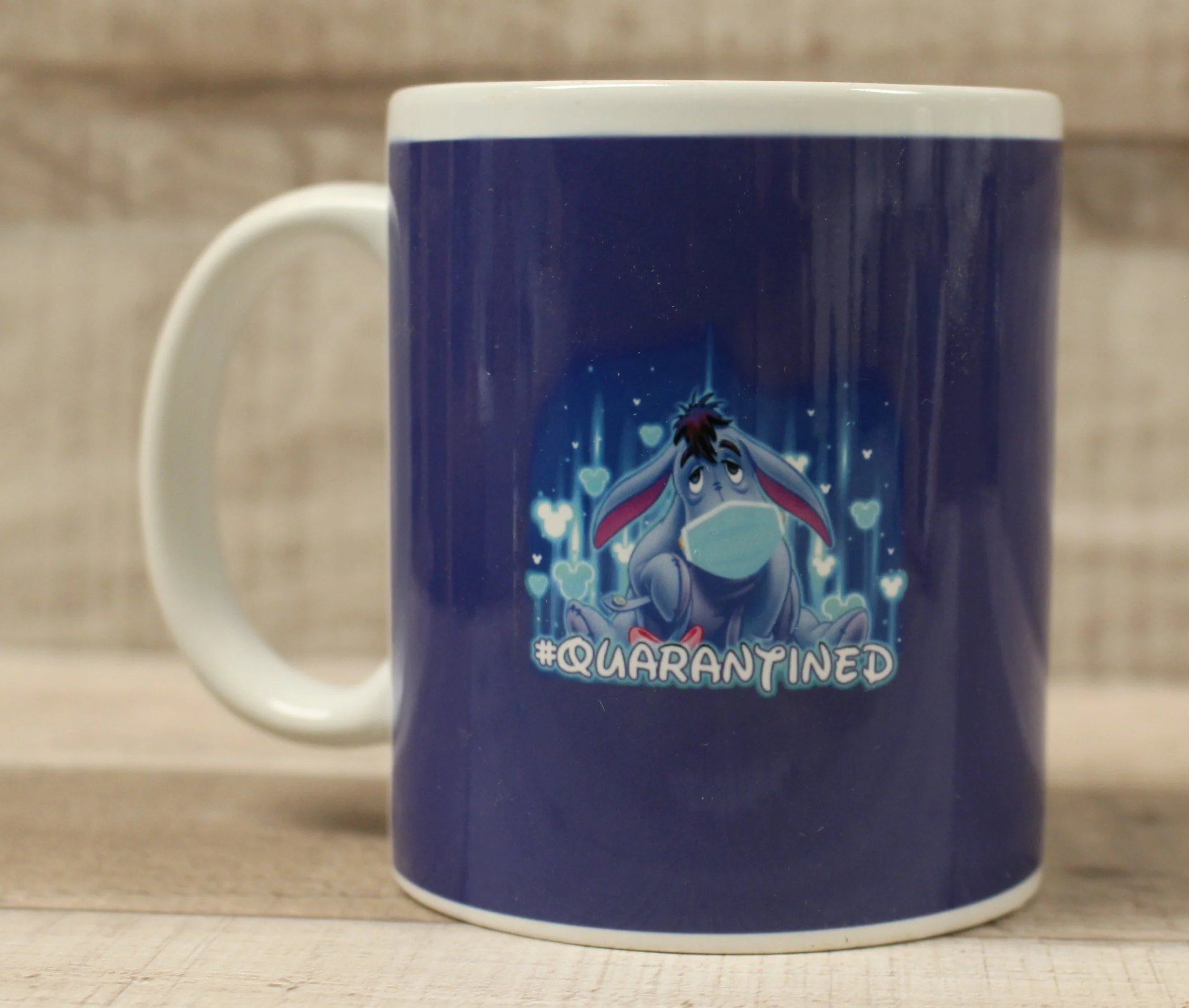 Quarantined Winnie The Pooh Gloomy Eeyore Coffee Mug Cup -New