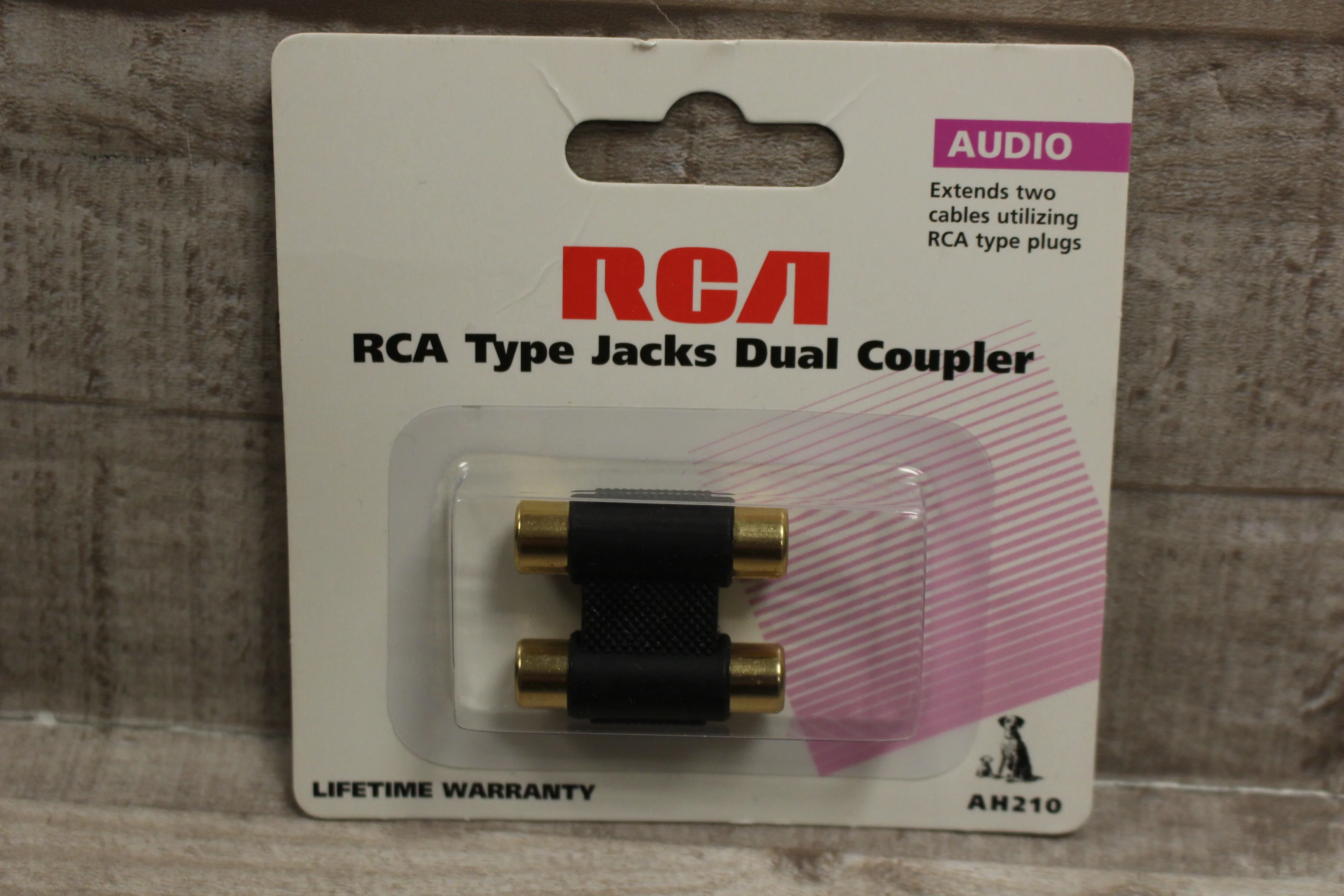 RCA Type Jacks Duel Coupler AH210 -New