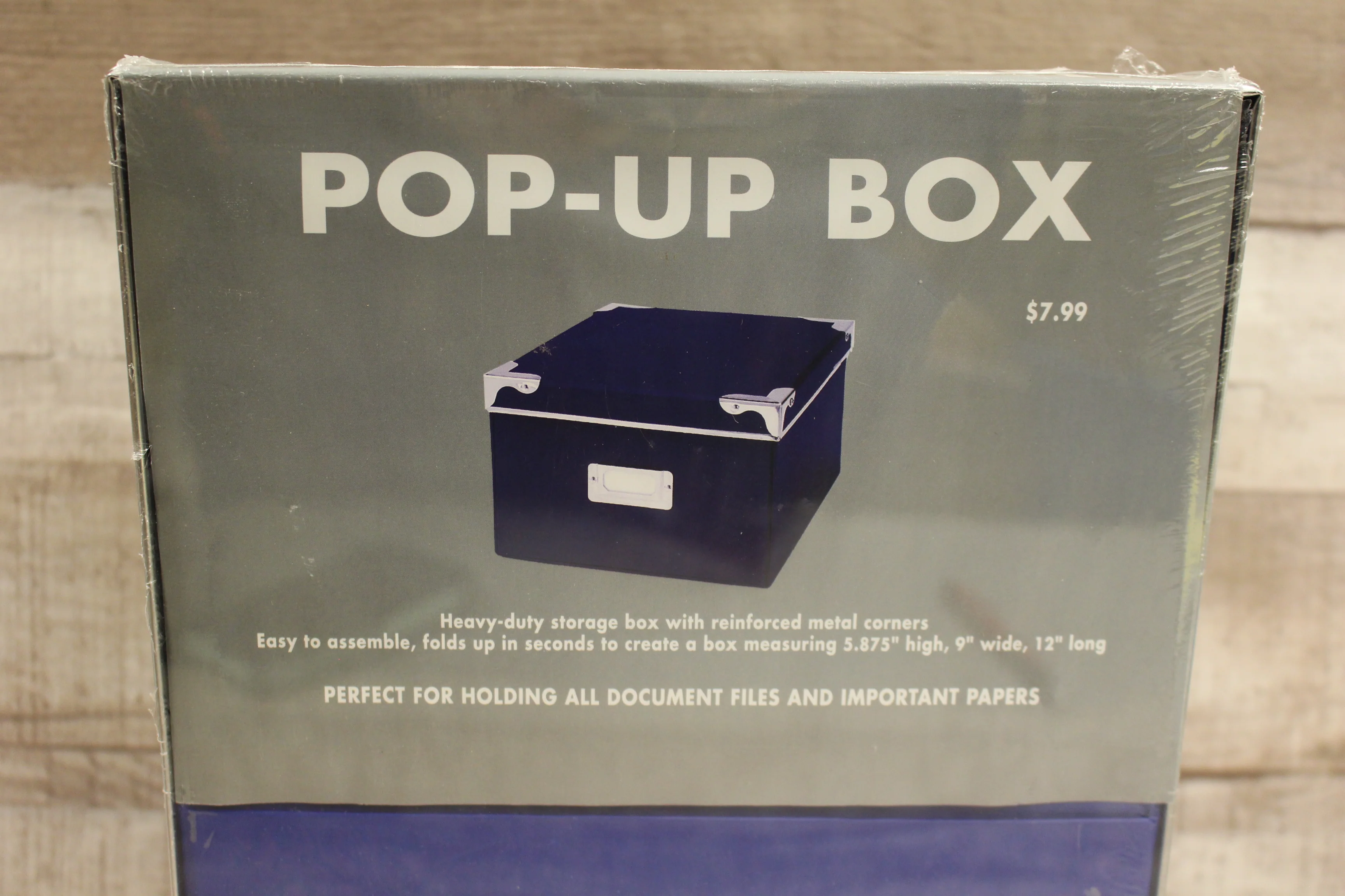 Reinforced Heavy Duty Pop Up Box For Documents -New - Image 3