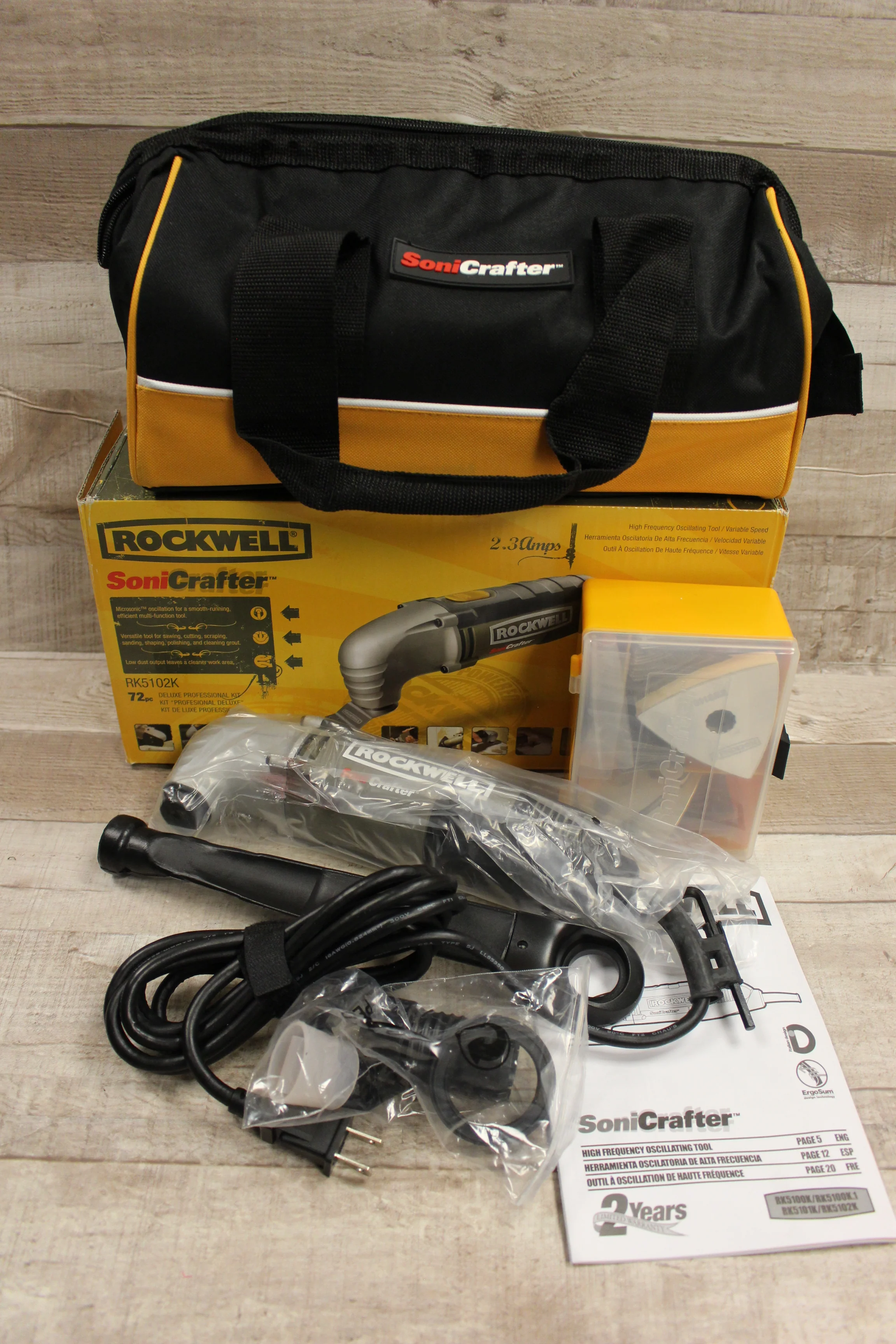 Rockwell Sonicrafter Deluxe Professional Kit -New, Open Box