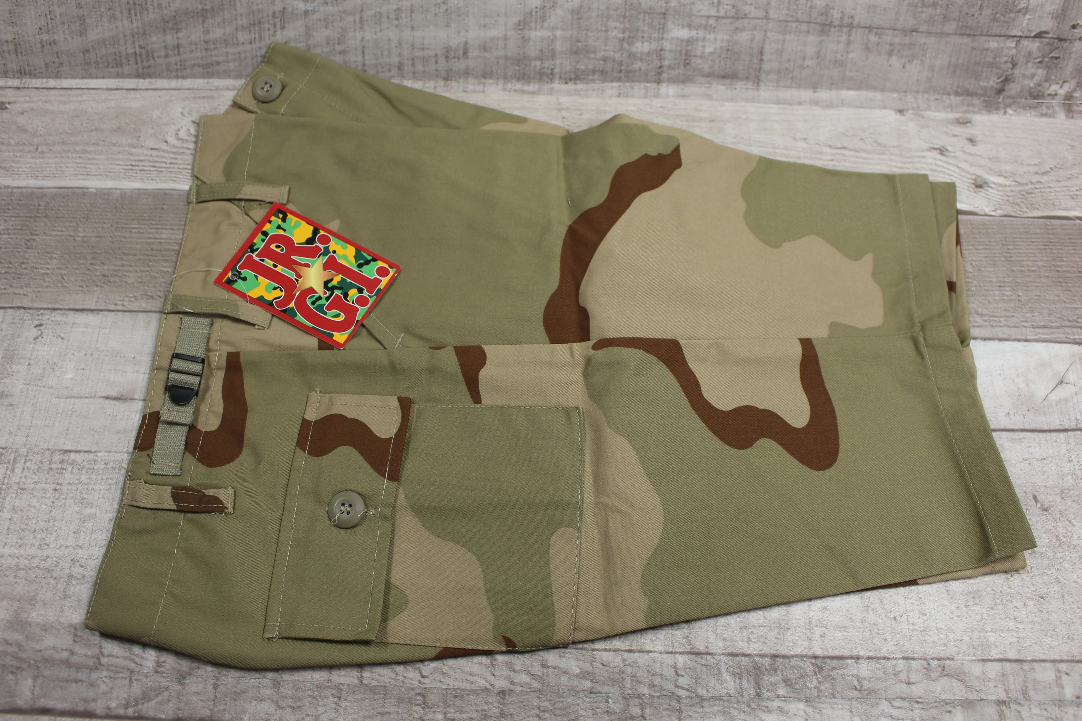Rothco Kids JR G.I. BDU Shorts - Desert Camo - Size: Large - New