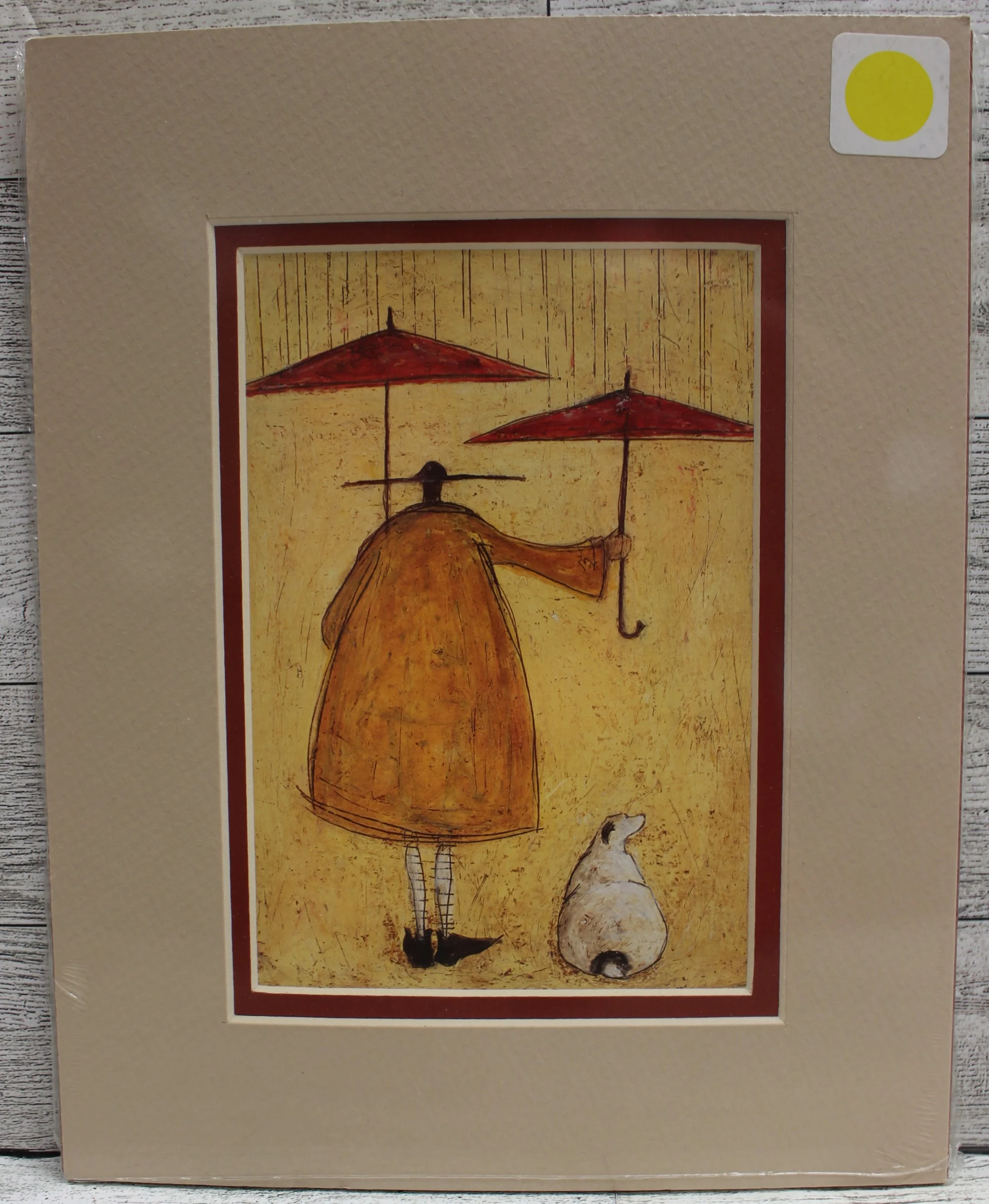 Sam Toft Fine Art Wall Print - She Who Must Be Kept Dry - Mat 8x10