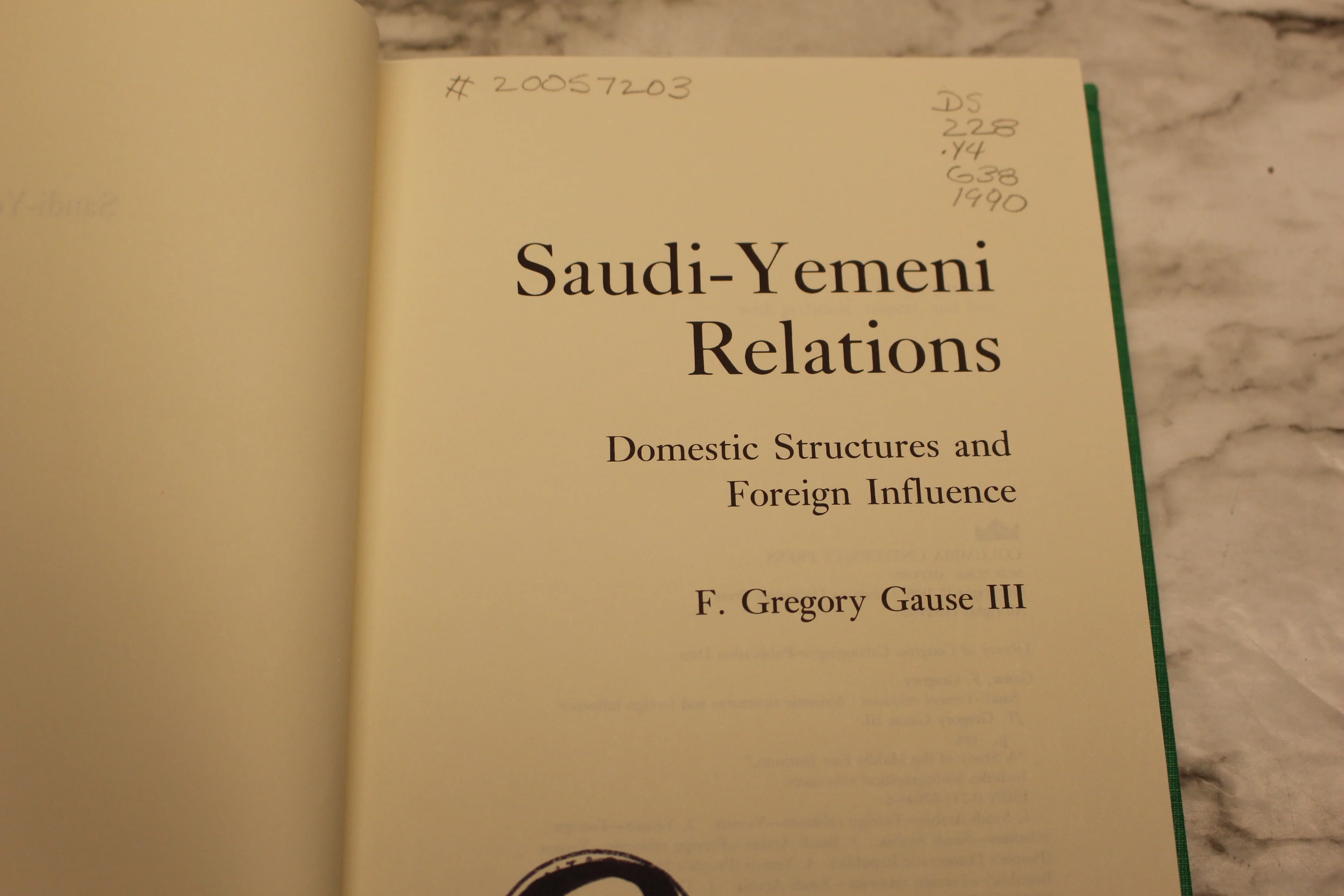 Saudi-Yemeni Relations: Domestic Structures & Foreign Influences - F Gause III - Image 2