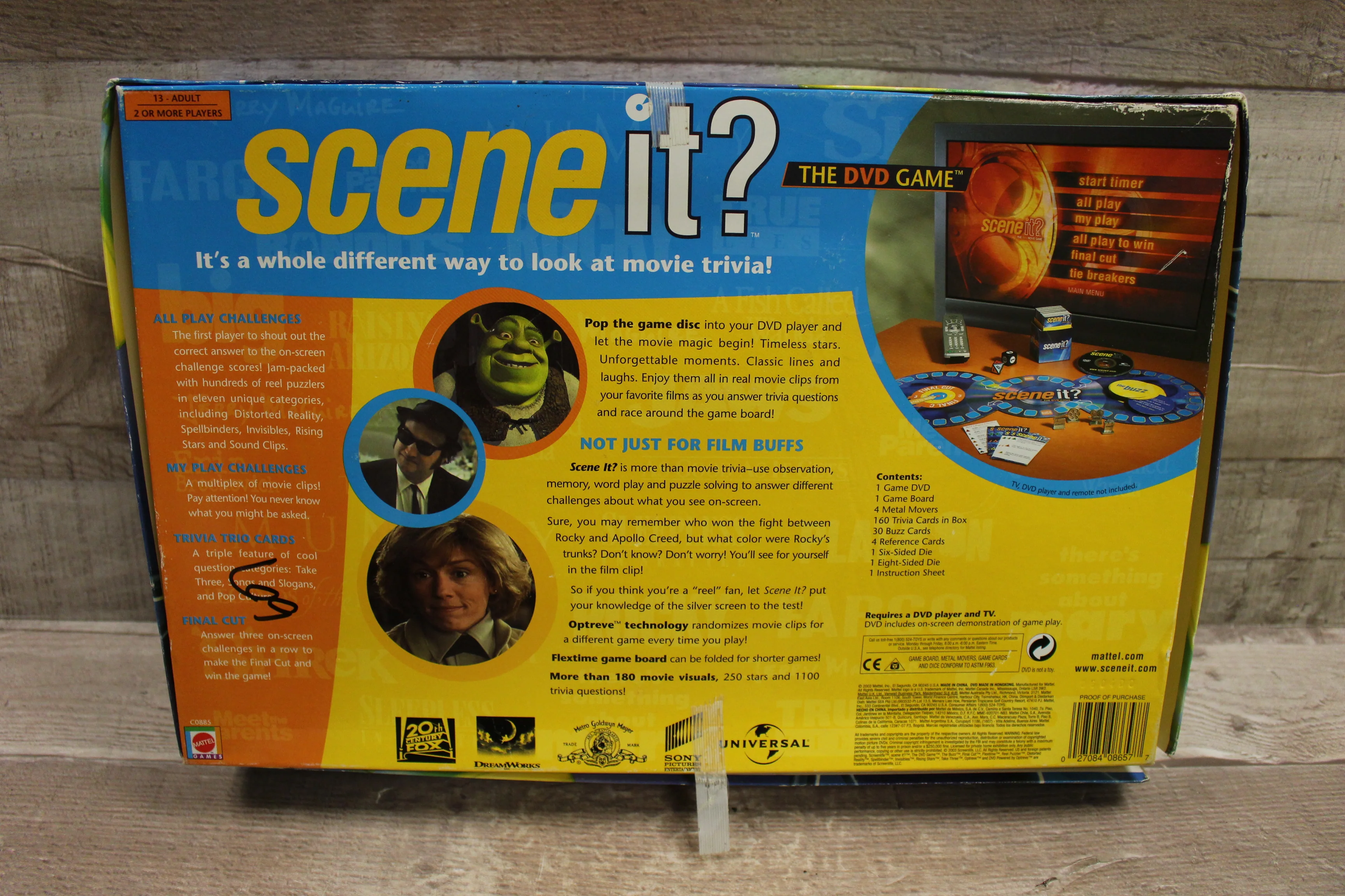 Scene It? Party Trivia DVD Board Game -Used - Image 2