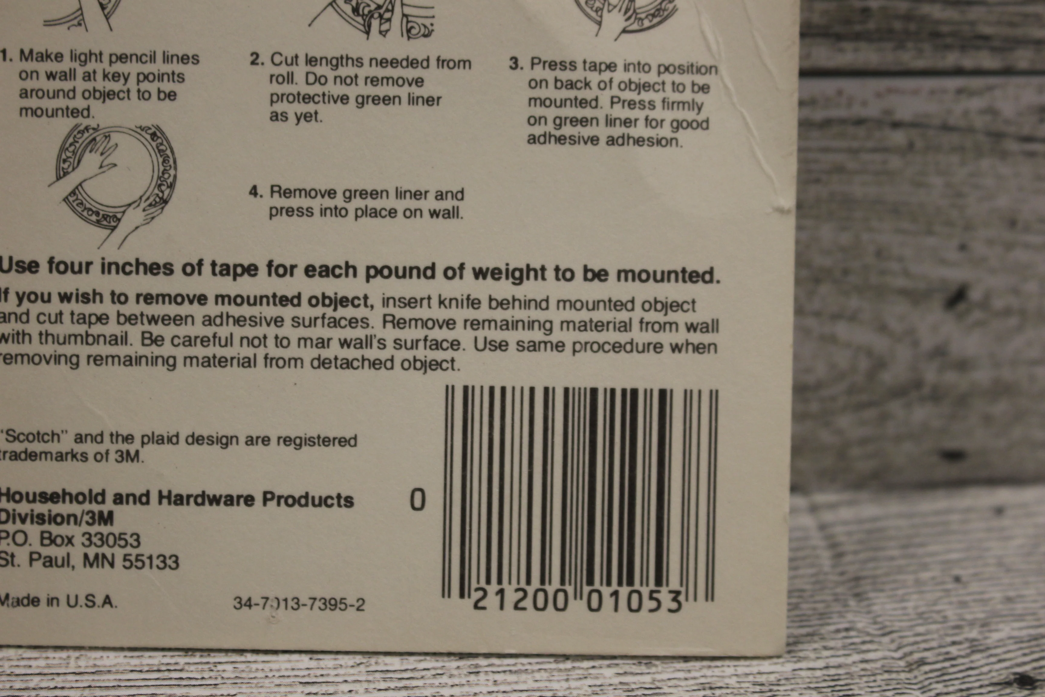 Scotch 110 3M Mounting Tape - 1/2" x 75" - New - Image 4