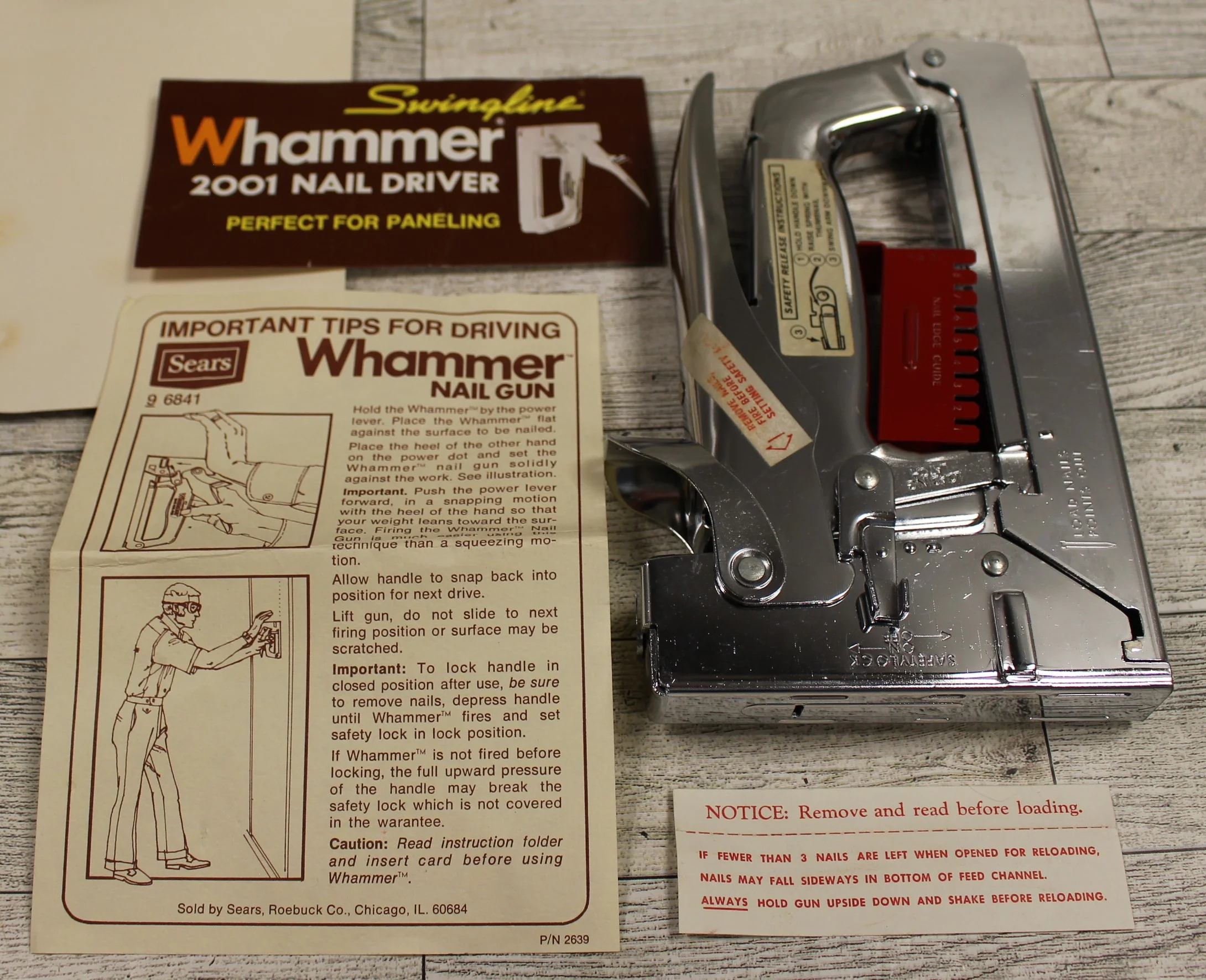 Sears Swingline Whammer 2001 Nail Gun - 96841 - New - Image 4