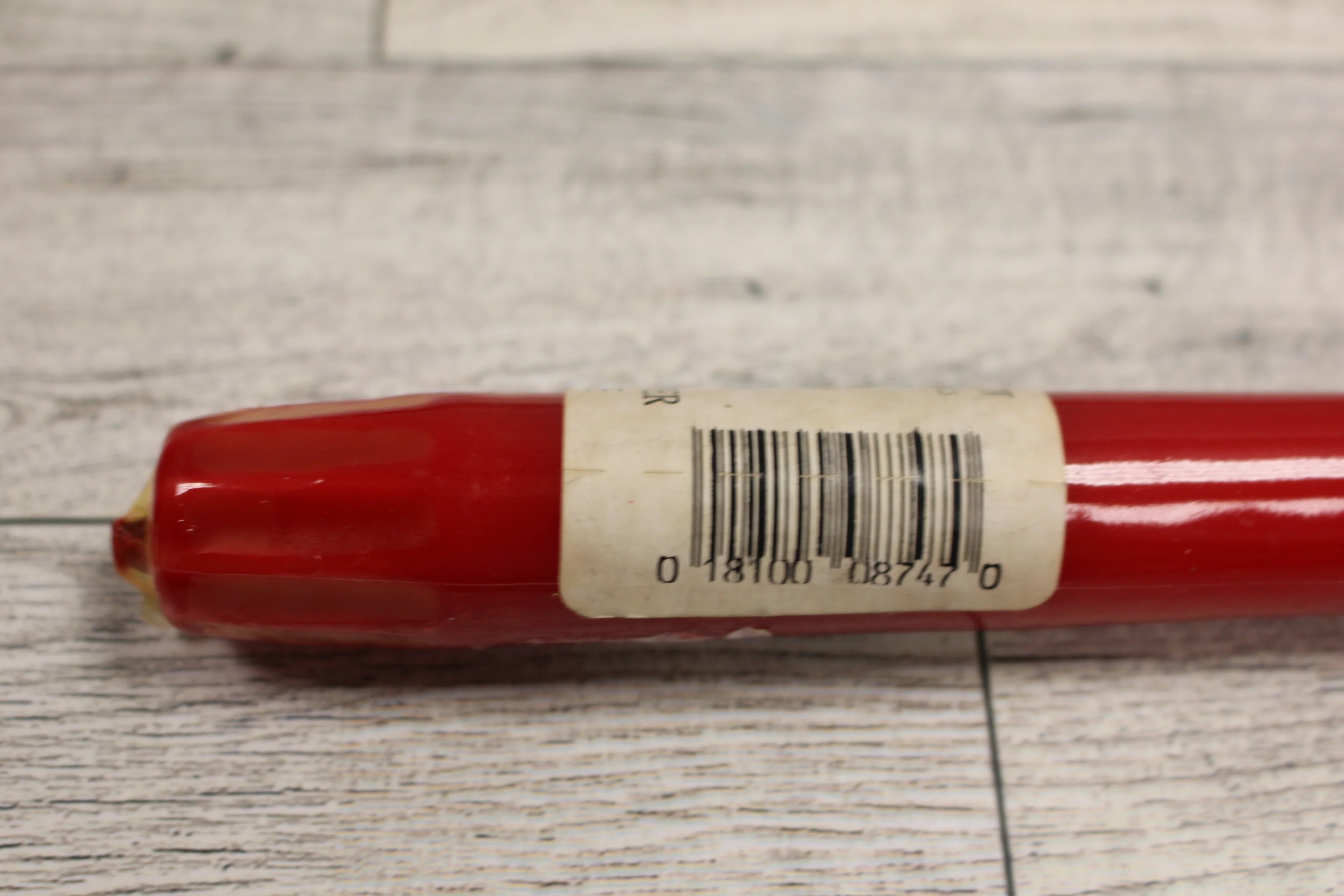 Set of 2 American Greetings 8" Taper Candles - Red - New - Image 3