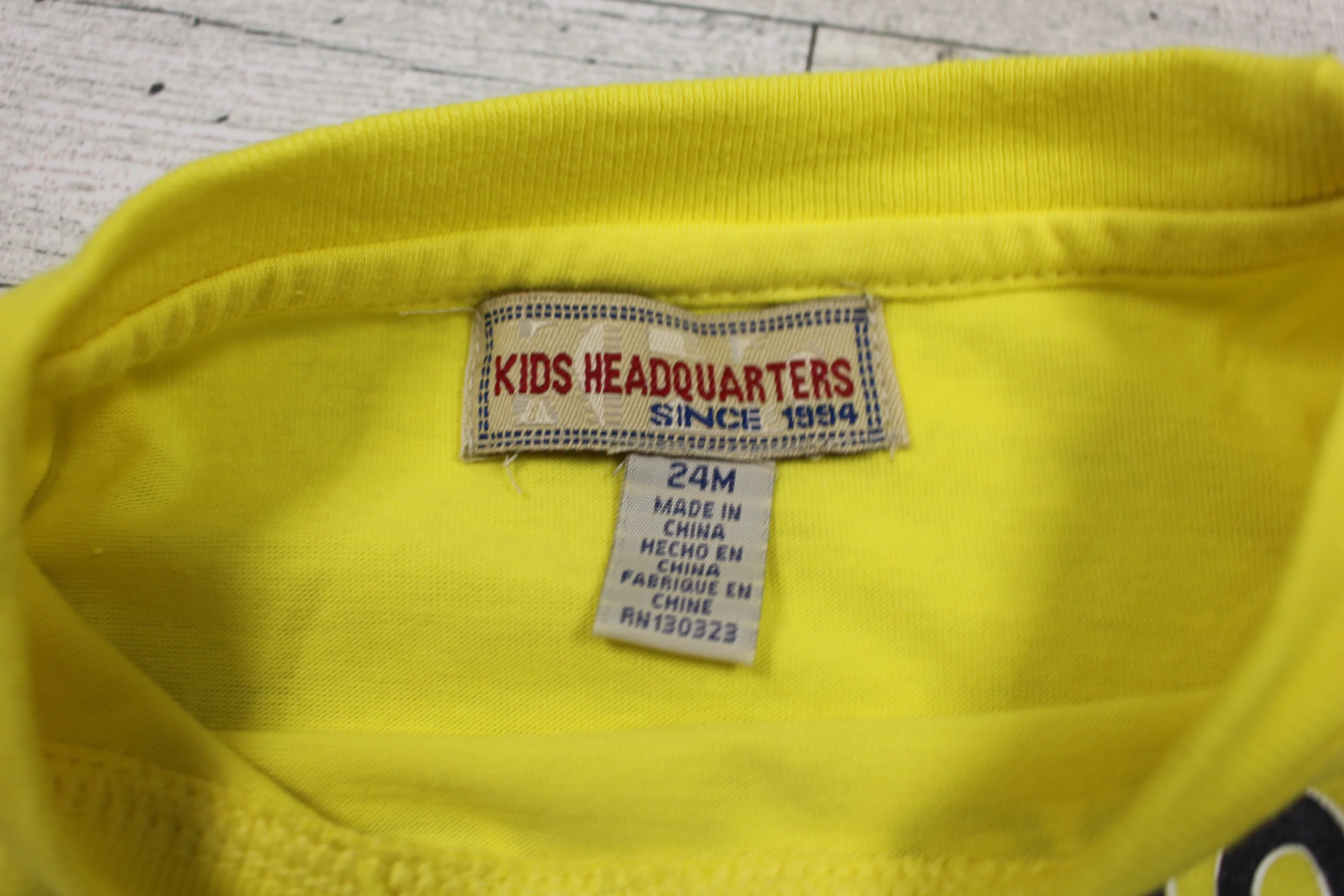 Signature Kids Headquarters Later Gator Yellow Short Sleeve T-Shirt - 24 Months - Image 3