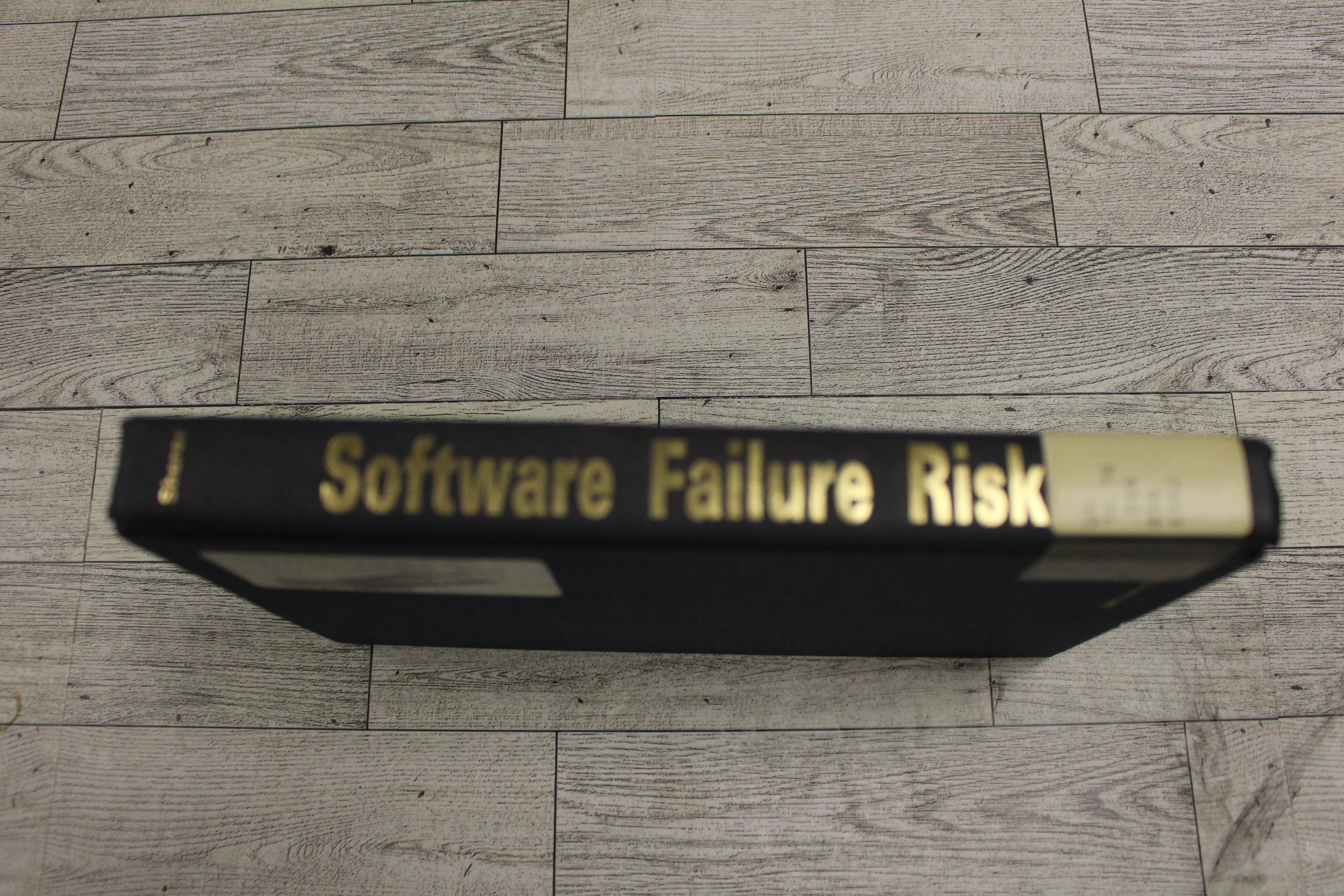 Software Failure Risk: Measurement and Management -Susan Sherer - Hardback -Used - Image 2