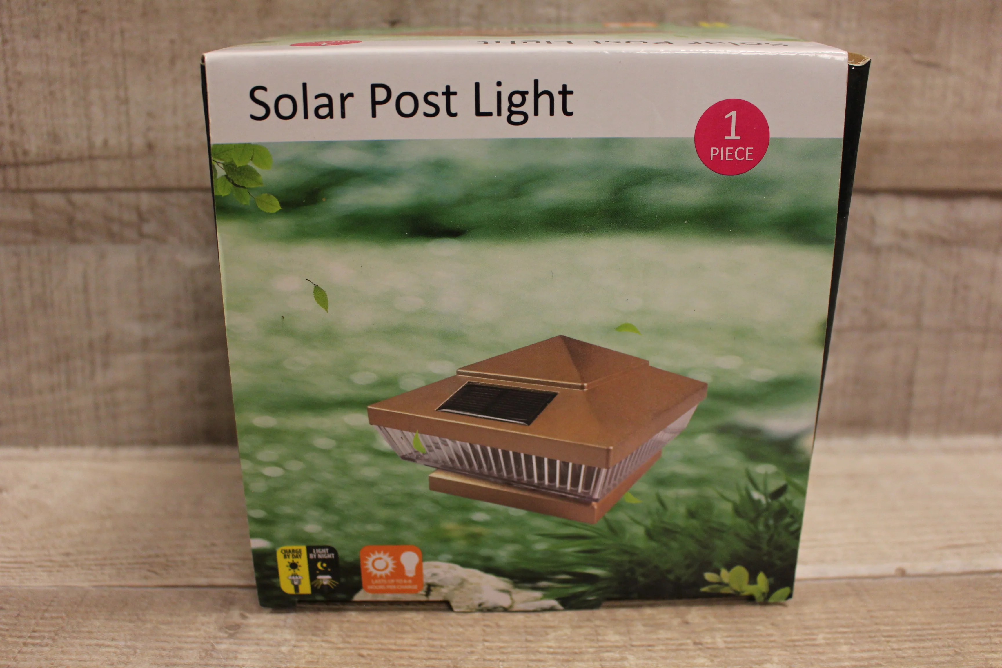 Solar Post Light For Outdoor Poles Pool Party Walkway -Bronze -New - Image 2