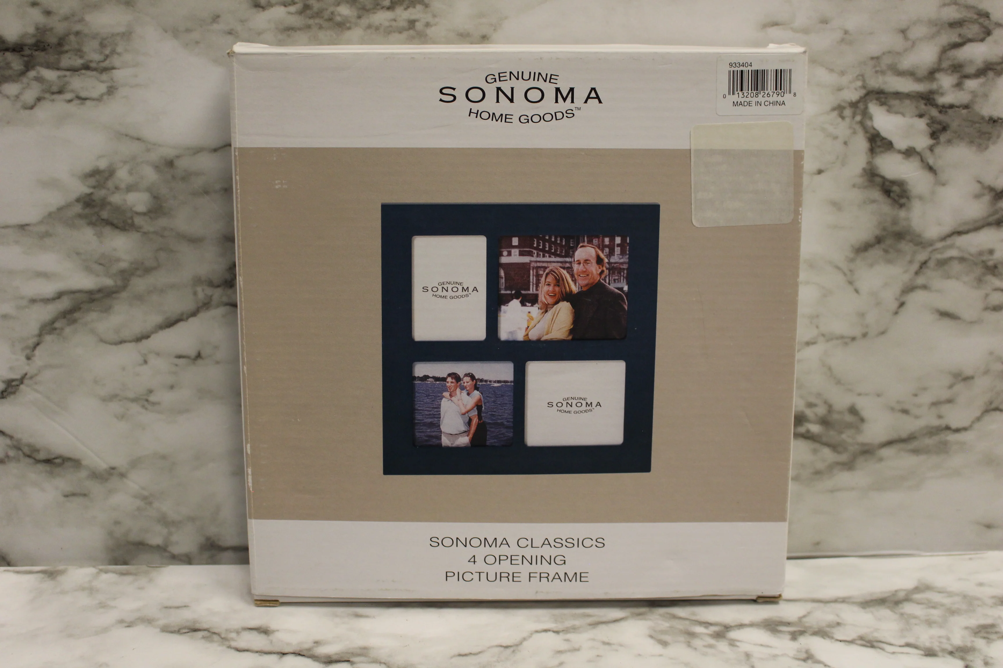 Sonoma Home Goods 4-Opening Slots Picture Frame For House -Black -New - Image 2