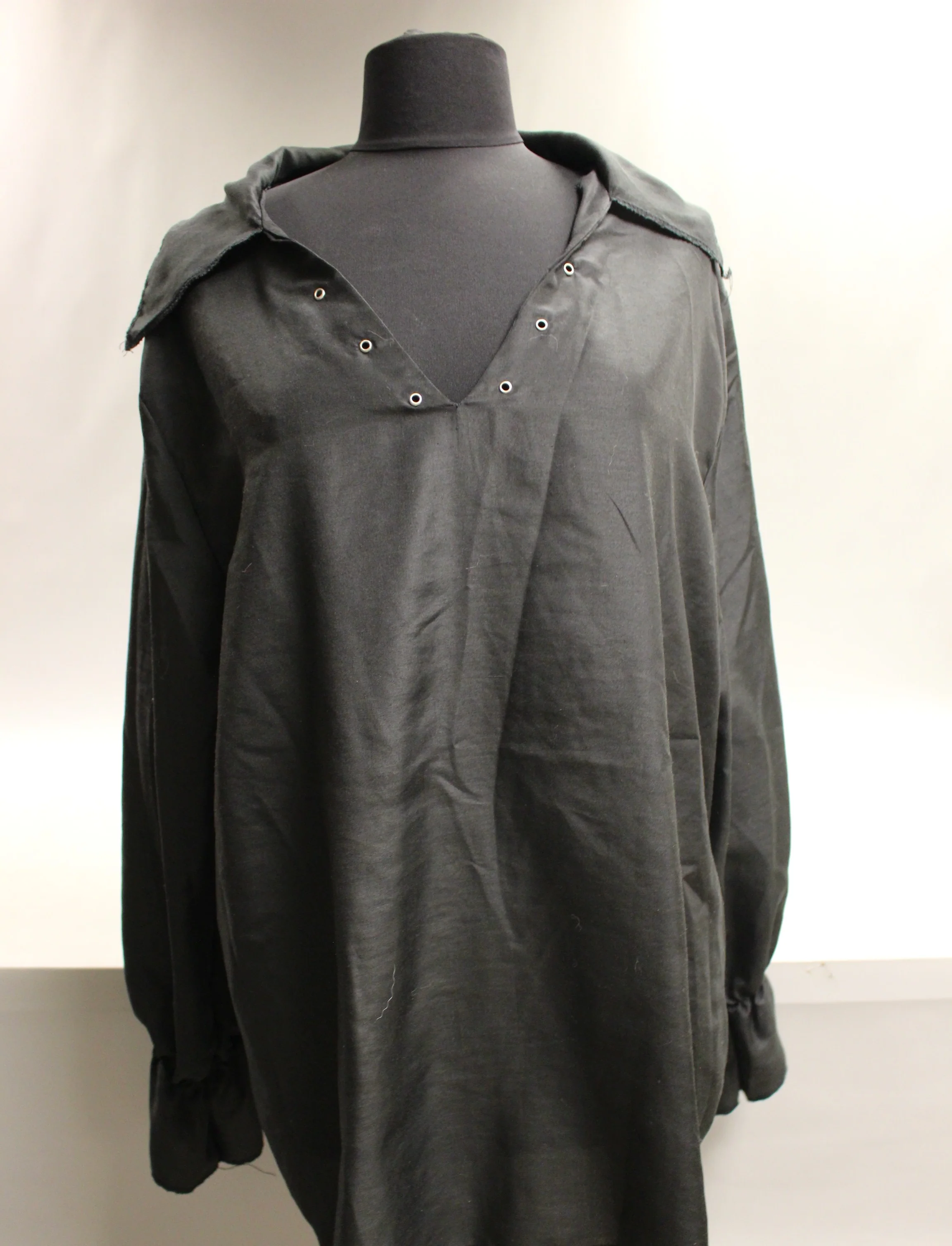 Spirit Halloween Black Costume Shirt - XL - Used