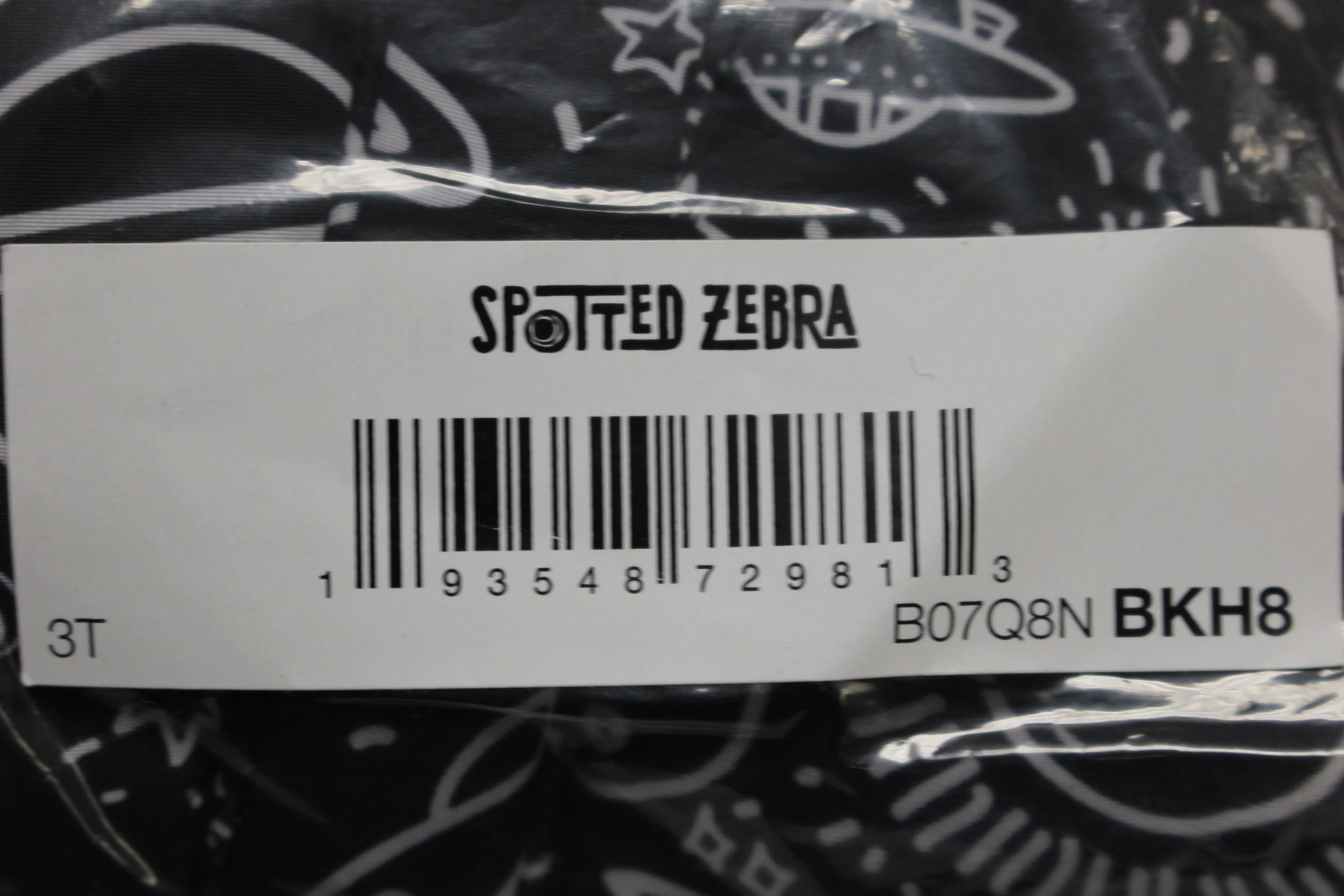 Spotted Zebra Kids' Reversible Puffer Vest, Size: 3T, Space/Blue, New - Image 3