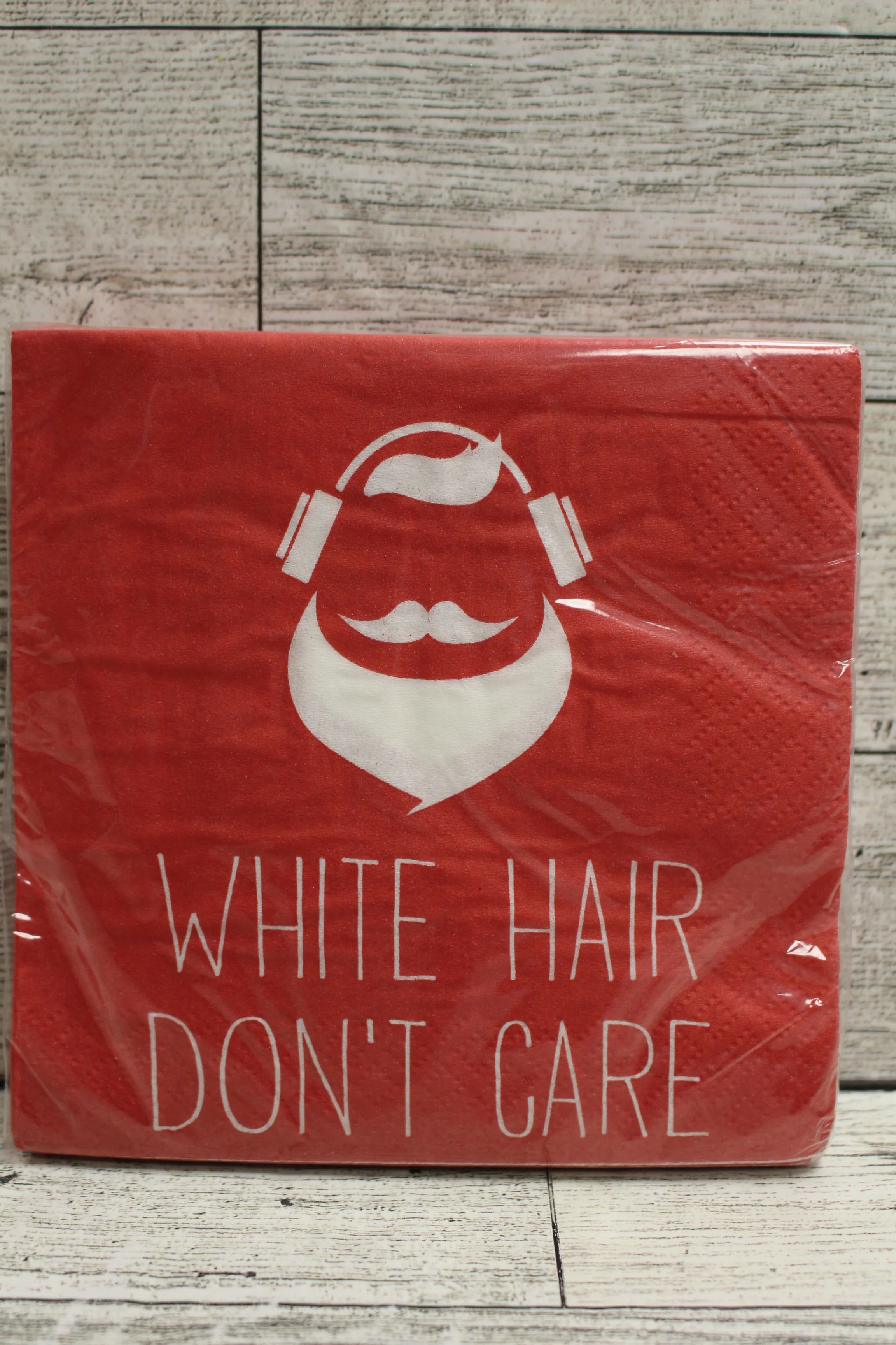 SPR!TZ White Hair Don't Care Santa Napkins - 20 Count - New