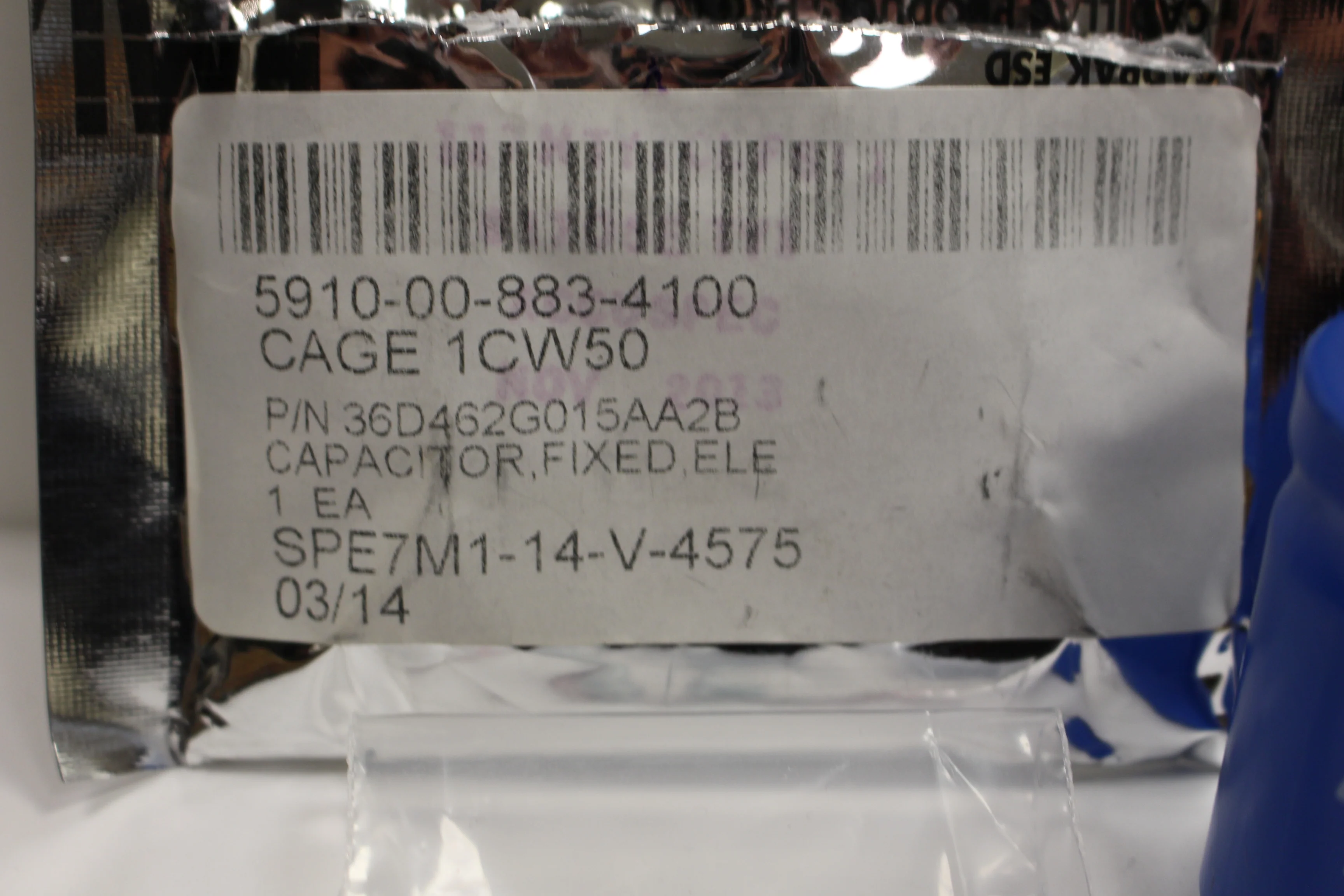 Sprague Electrolytic Fixed Capacitor, 5910-00-883-4100, New - Image 3
