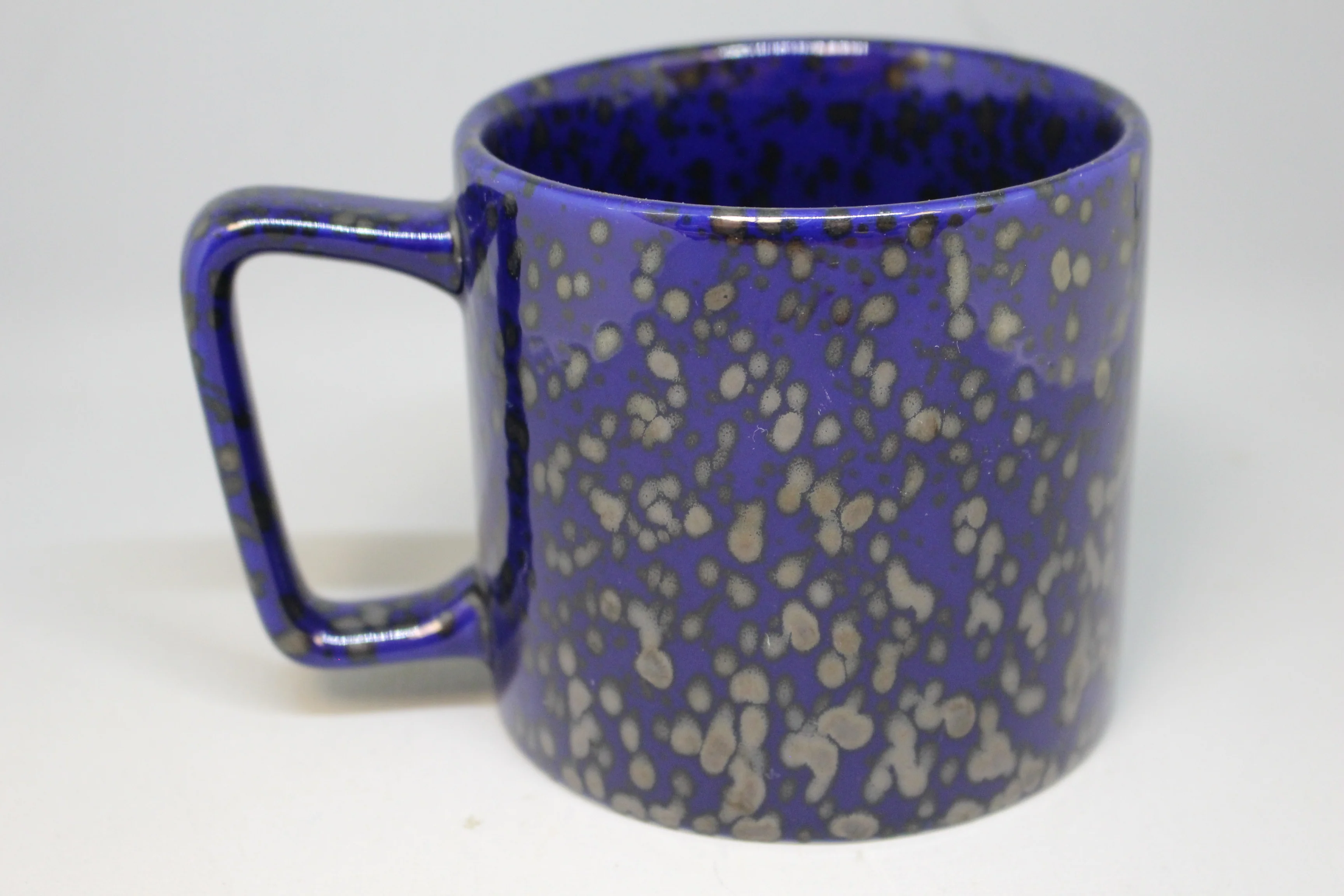 Starbucks Fall 2020 Blue Black Speckle Ceramic Coffee Cup Mug - 14 Fl Oz - Used - Image 3