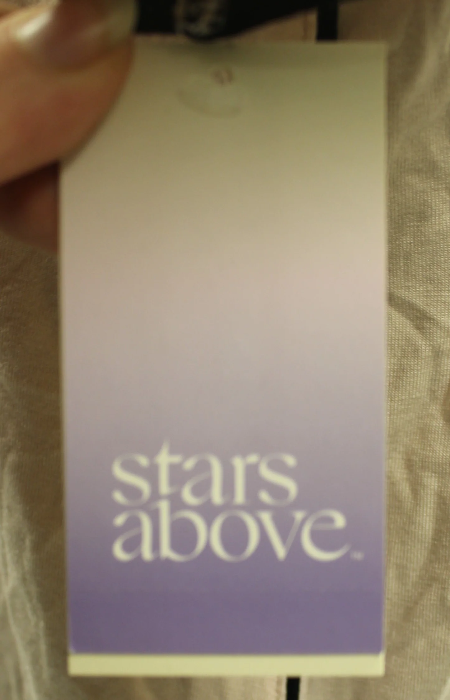Stars Above Women's Beautifully Soft Crop Notch Collar Pajama Shirt - Medium - New - Image 3