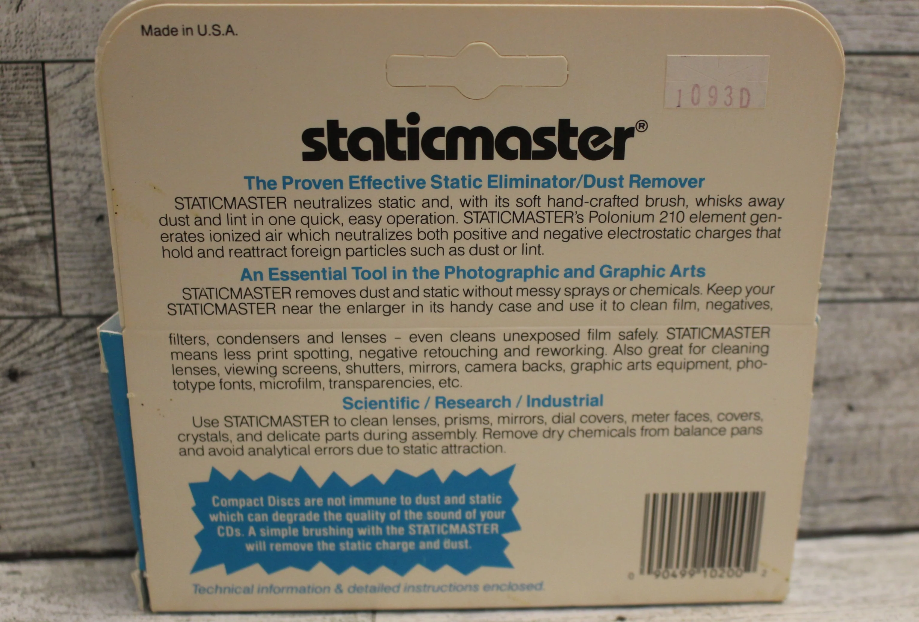 Staticmaster for Cameras - Model 1C200 - Used - Image 7