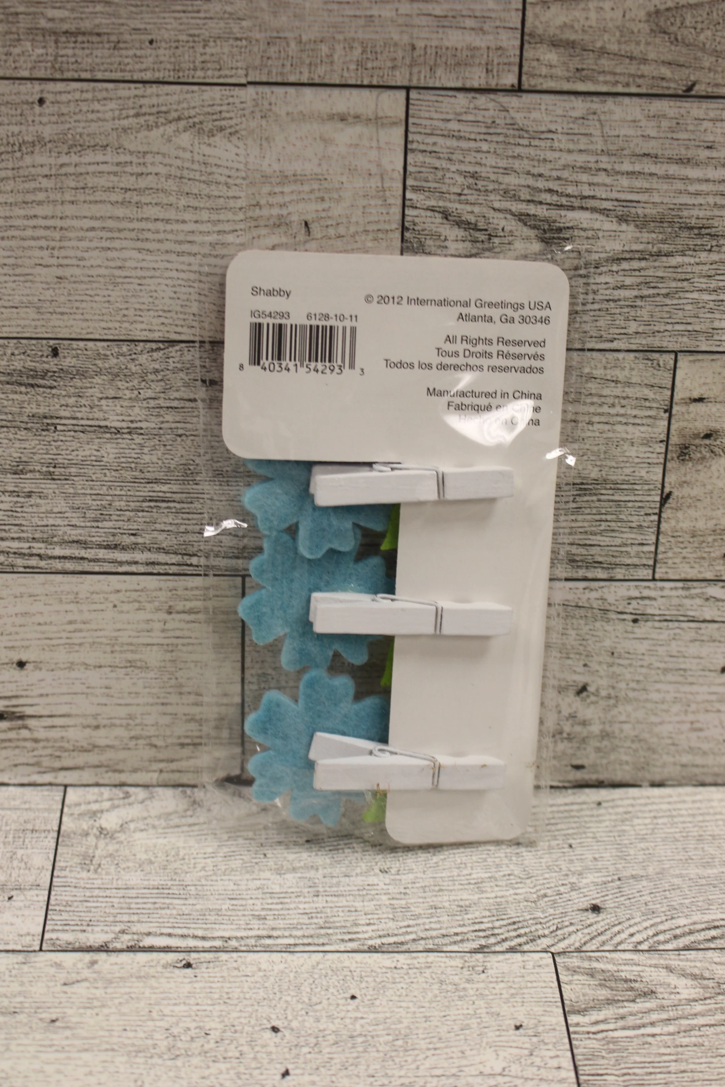 Studio 18 Clothespin Flowers - Blue - New - Image 2