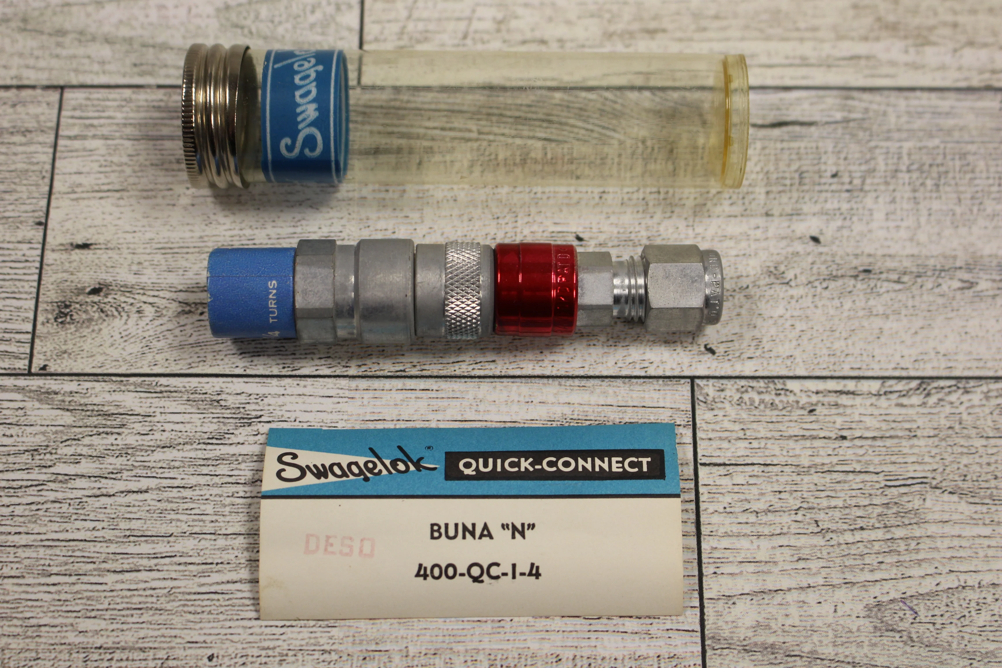 Swagelok Quick-Connect Buna "N" Tube Fitting - 400-QC-I-4 - New