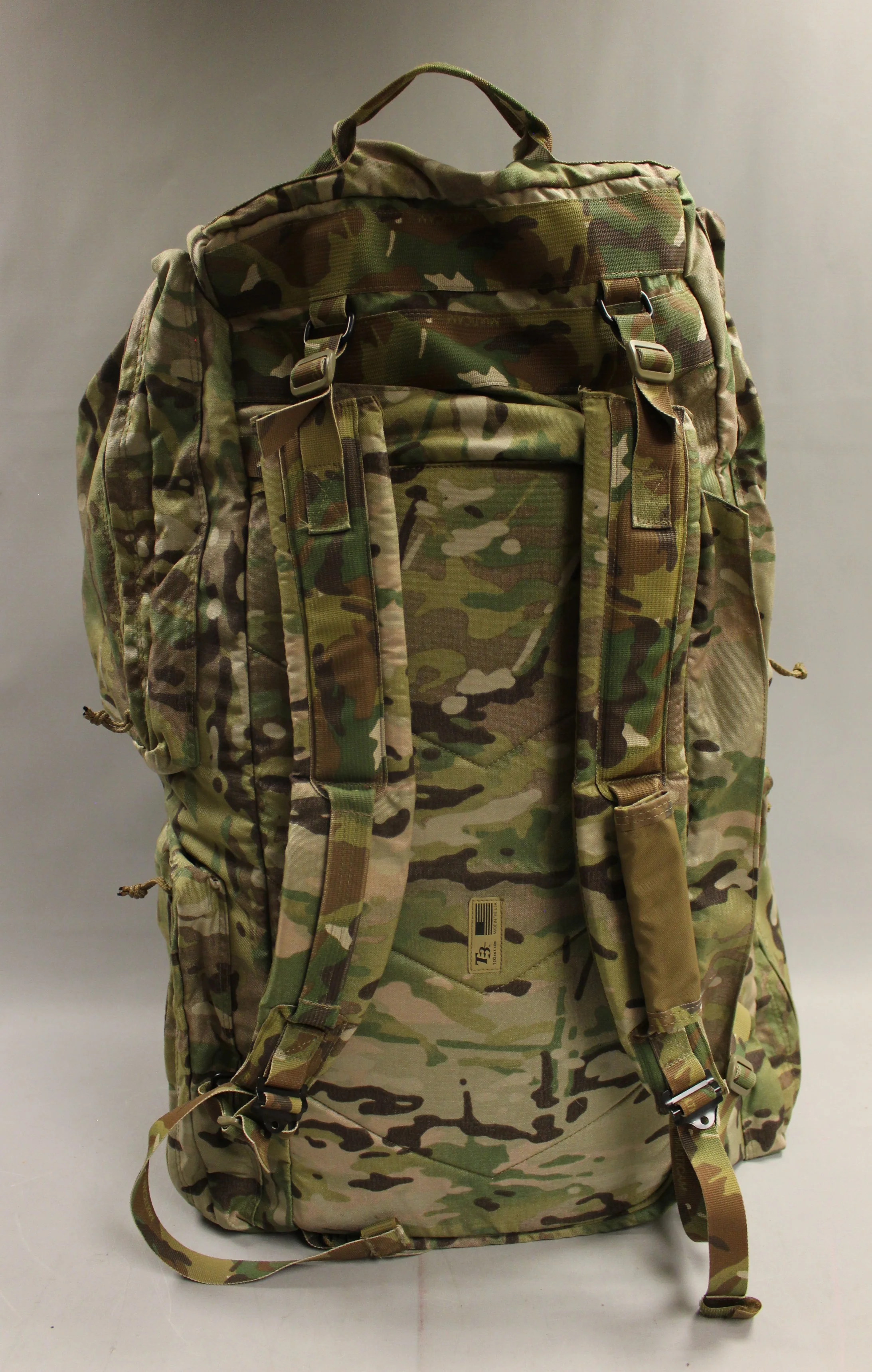 T3 Trident Tactical Cargo Duffle Bag with Shoulder Straps - Multicam - Used - Image 3