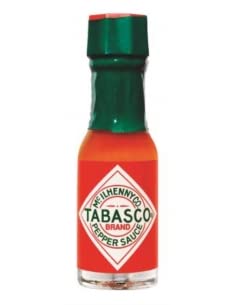 TABASCO Original Red Hot Sauce Mini Miniature Bottle - 1/8 Ounce - New - Image 2