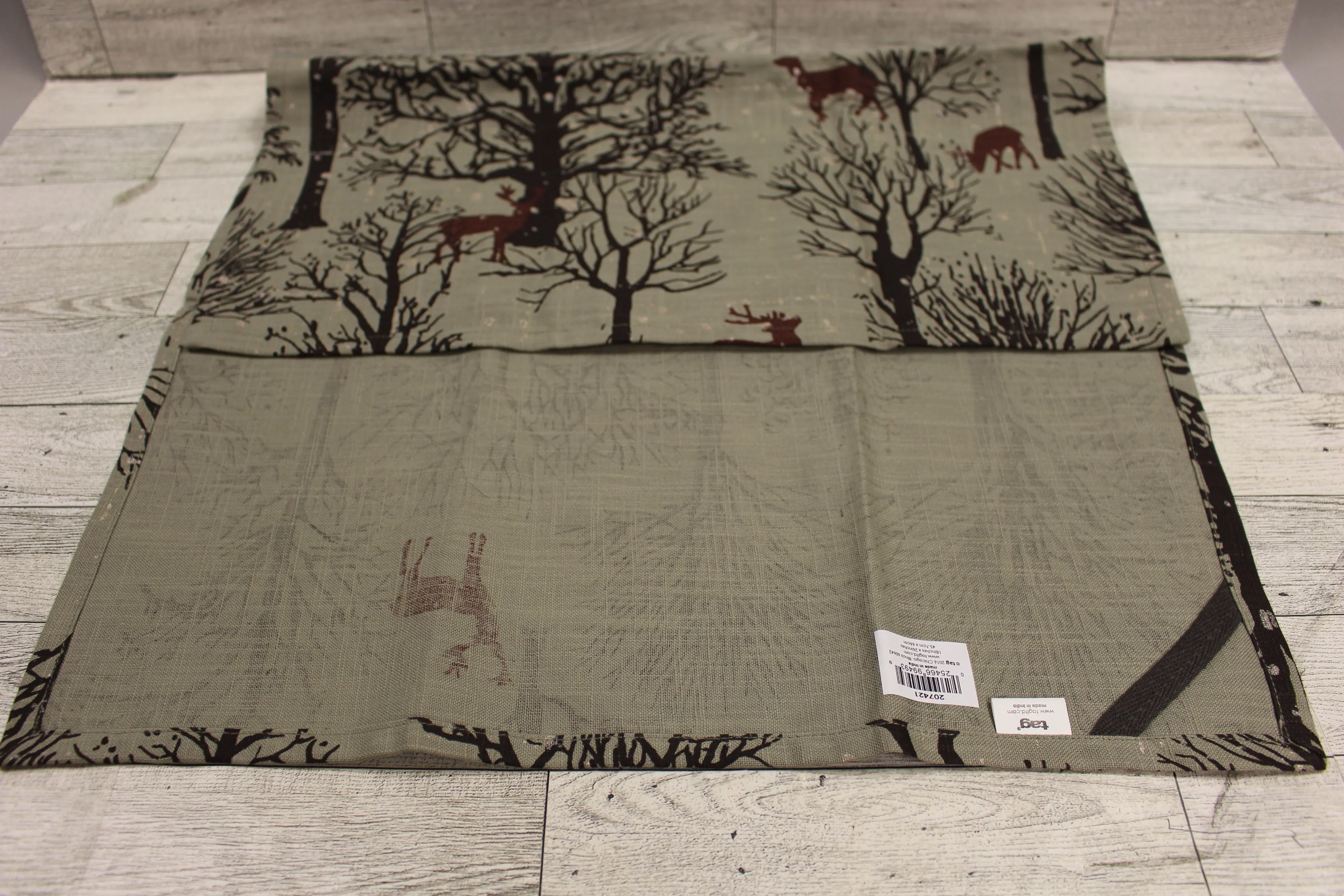 TAG Evergreen Deer Dishtowel and Ornament Set - New - Image 7