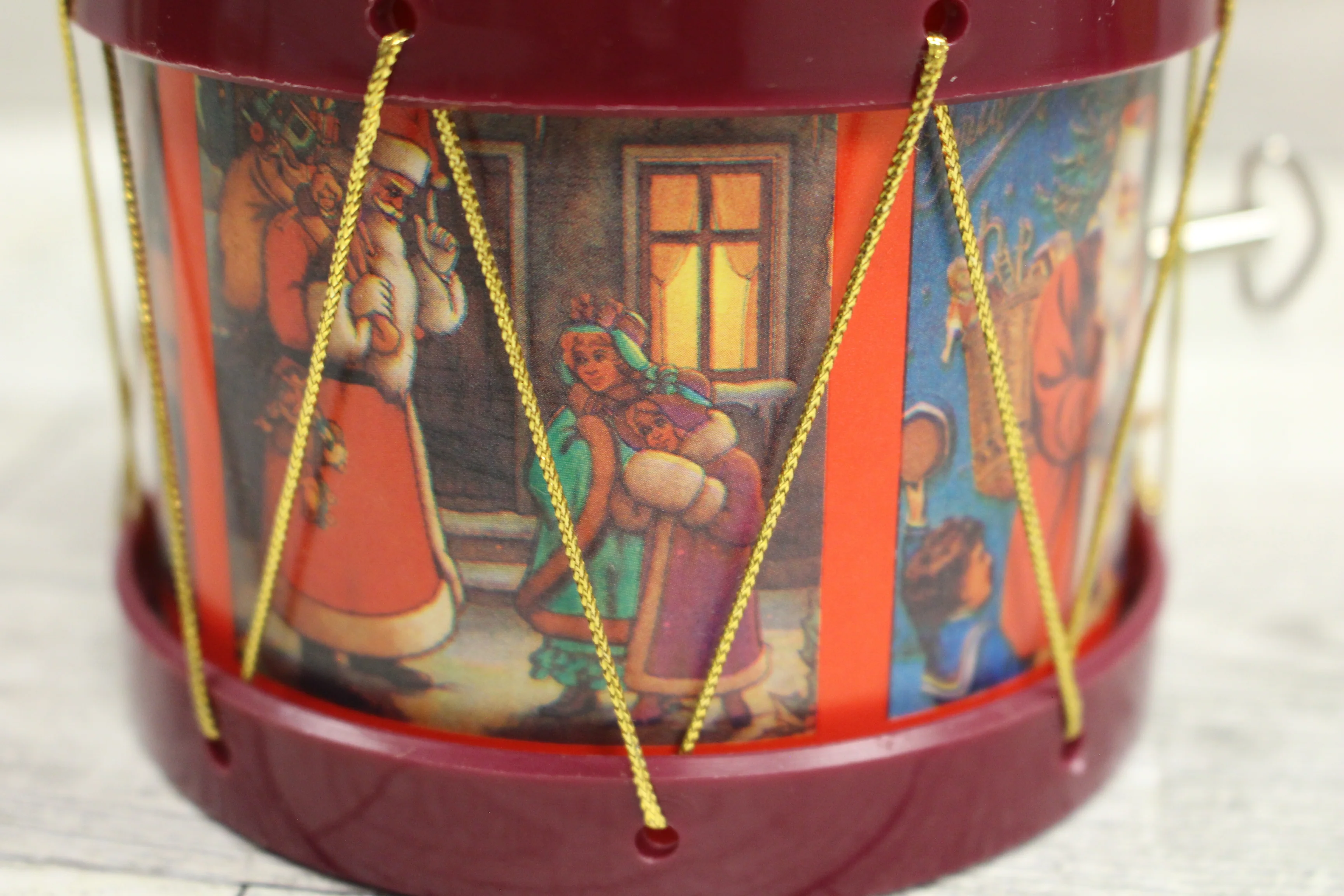 TAJ Bear in A Drum Musical Figurine - Plays Jingle Bells - Animated - Used - Image 7