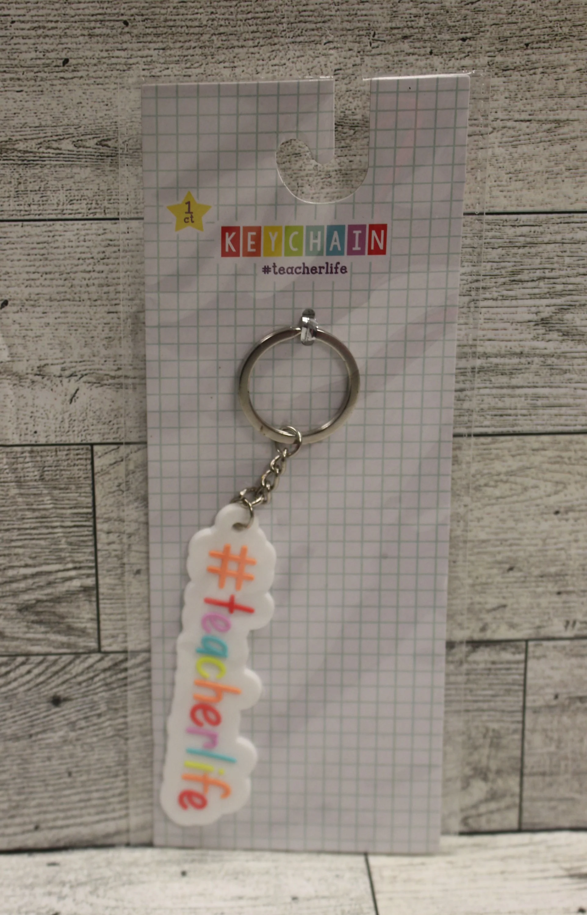 Teacher Life Keychain - #TeacherLife - Teacher Appreciation - New
