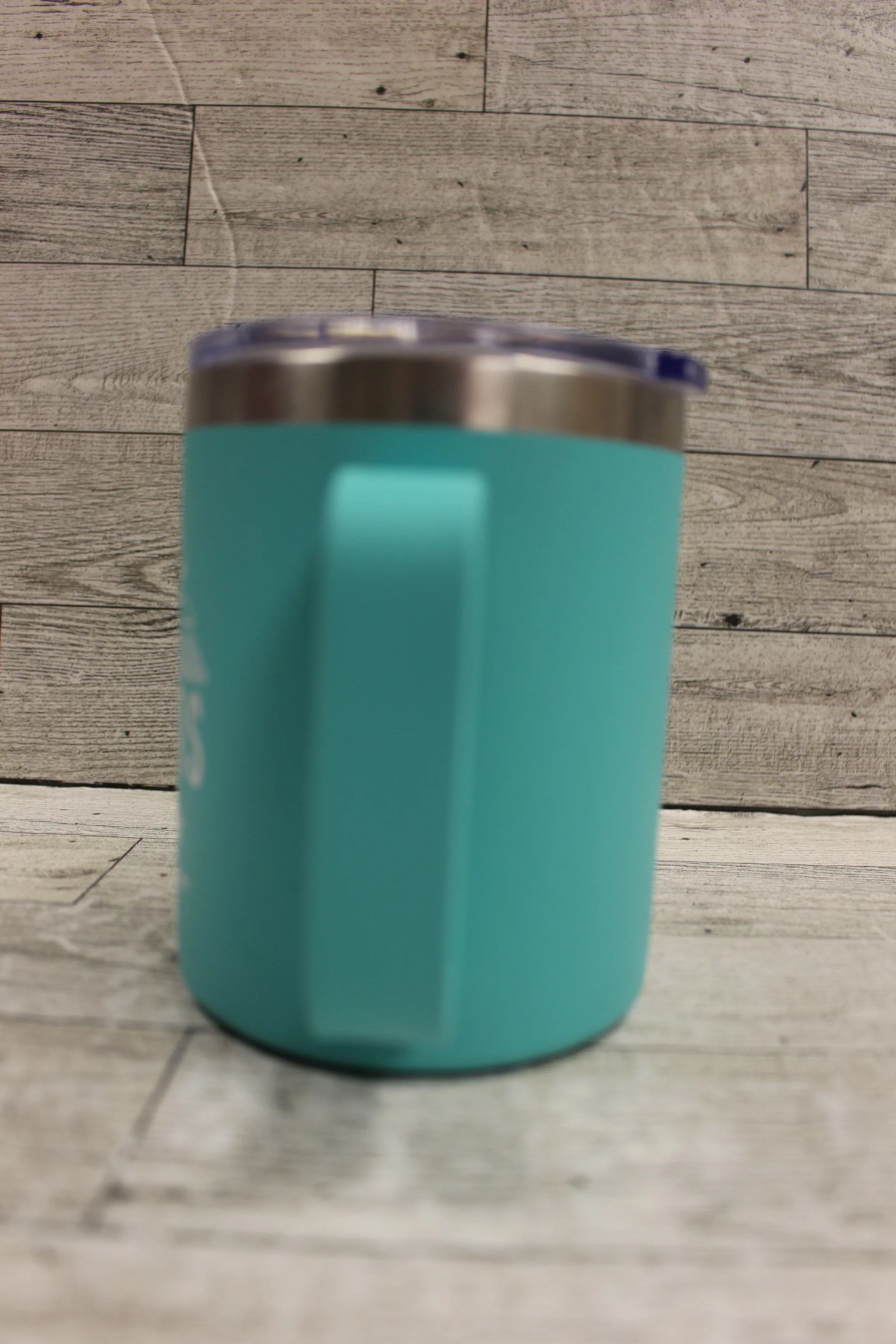 Teachers Plant Seeds That Grow Forever Insulated Metal Coffee Mug - Teal - Used - Image 2