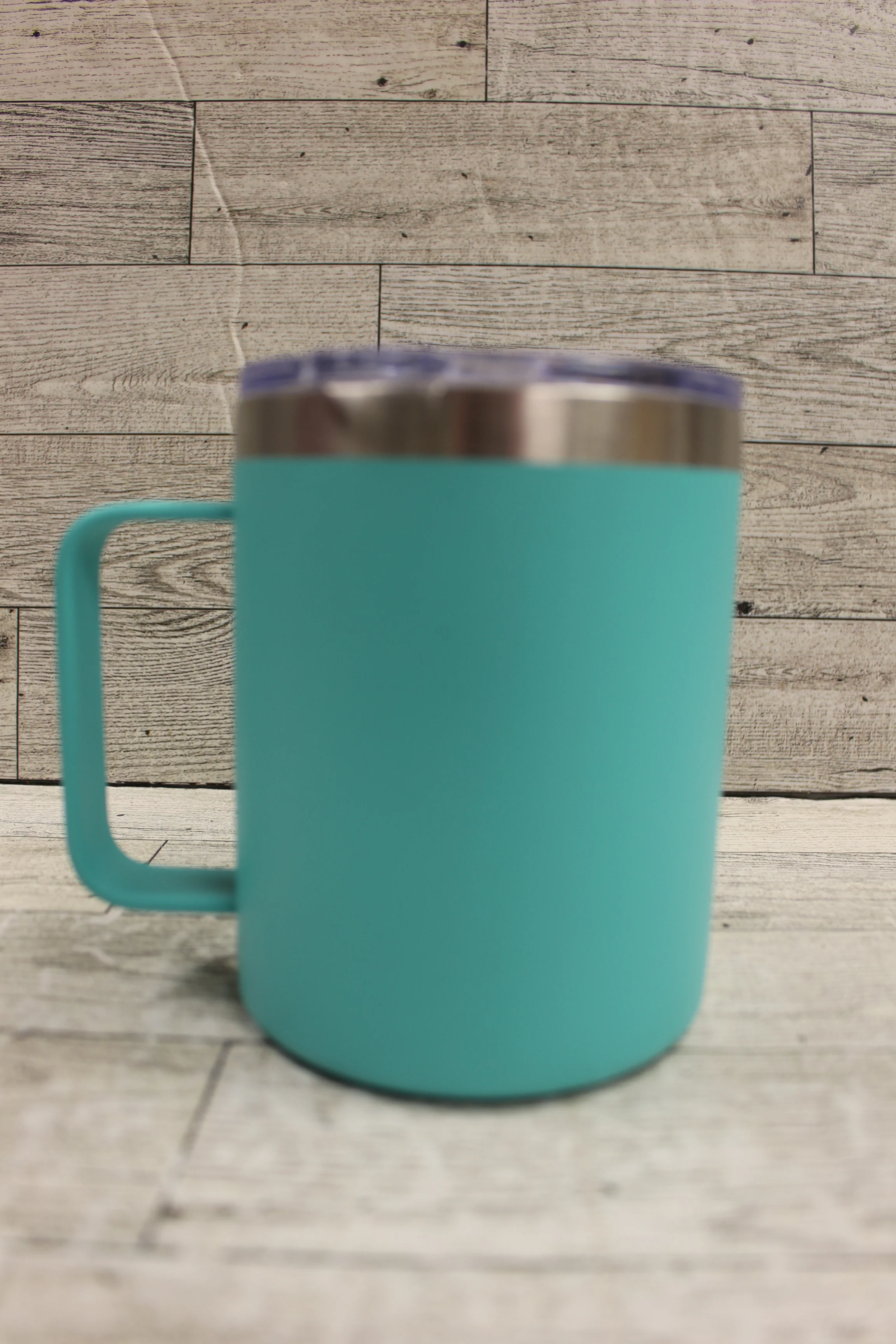 Teachers Plant Seeds That Grow Forever Insulated Metal Coffee Mug - Teal - Used - Image 7