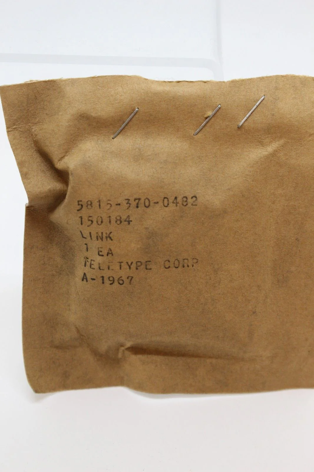 Teletypewriter Subassembly Link, 5815-00-370-0482, 150184, New - Image 4