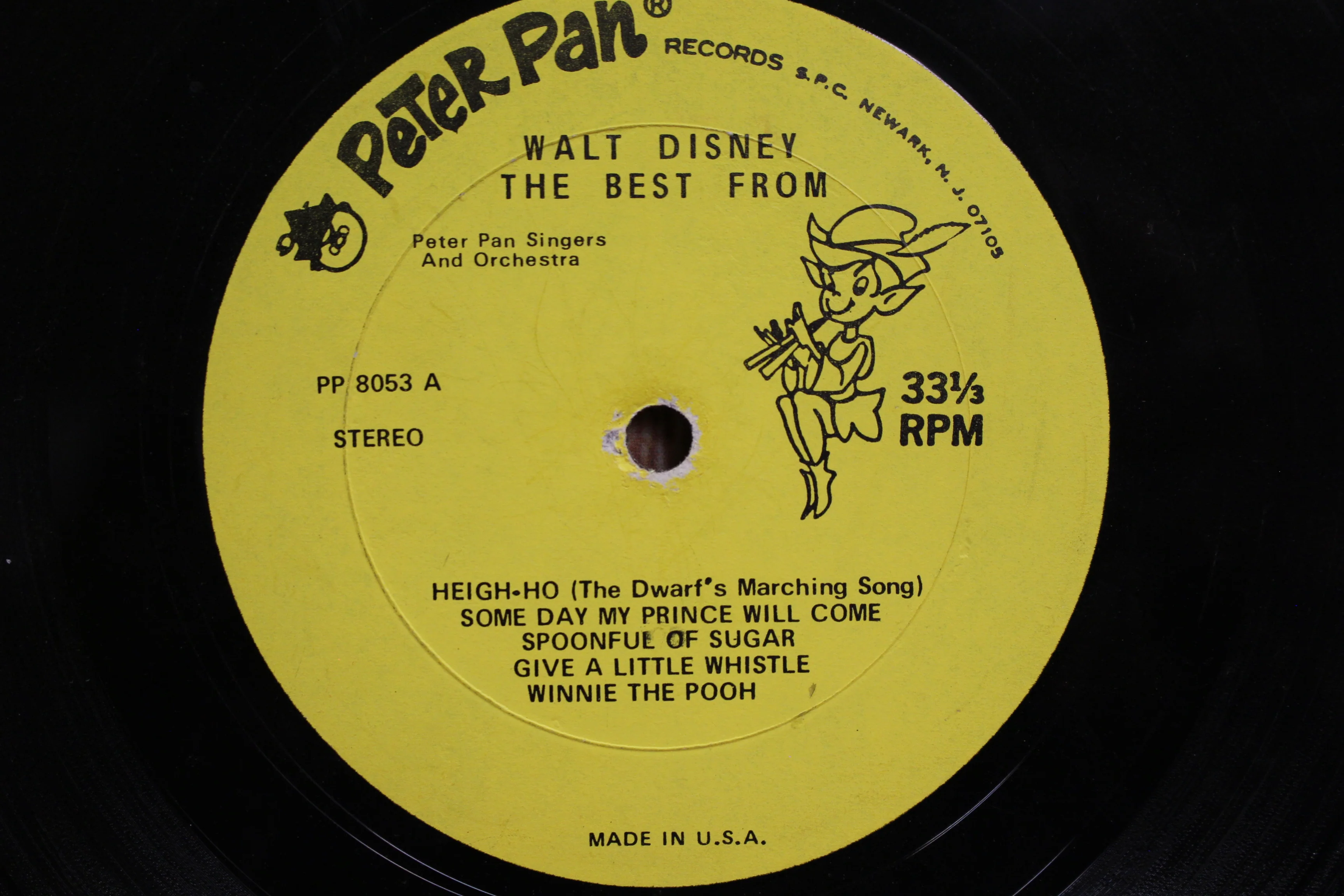 The Best From Walt Disney Vinyl Record - 33 1/3 RPM - Used - Image 4
