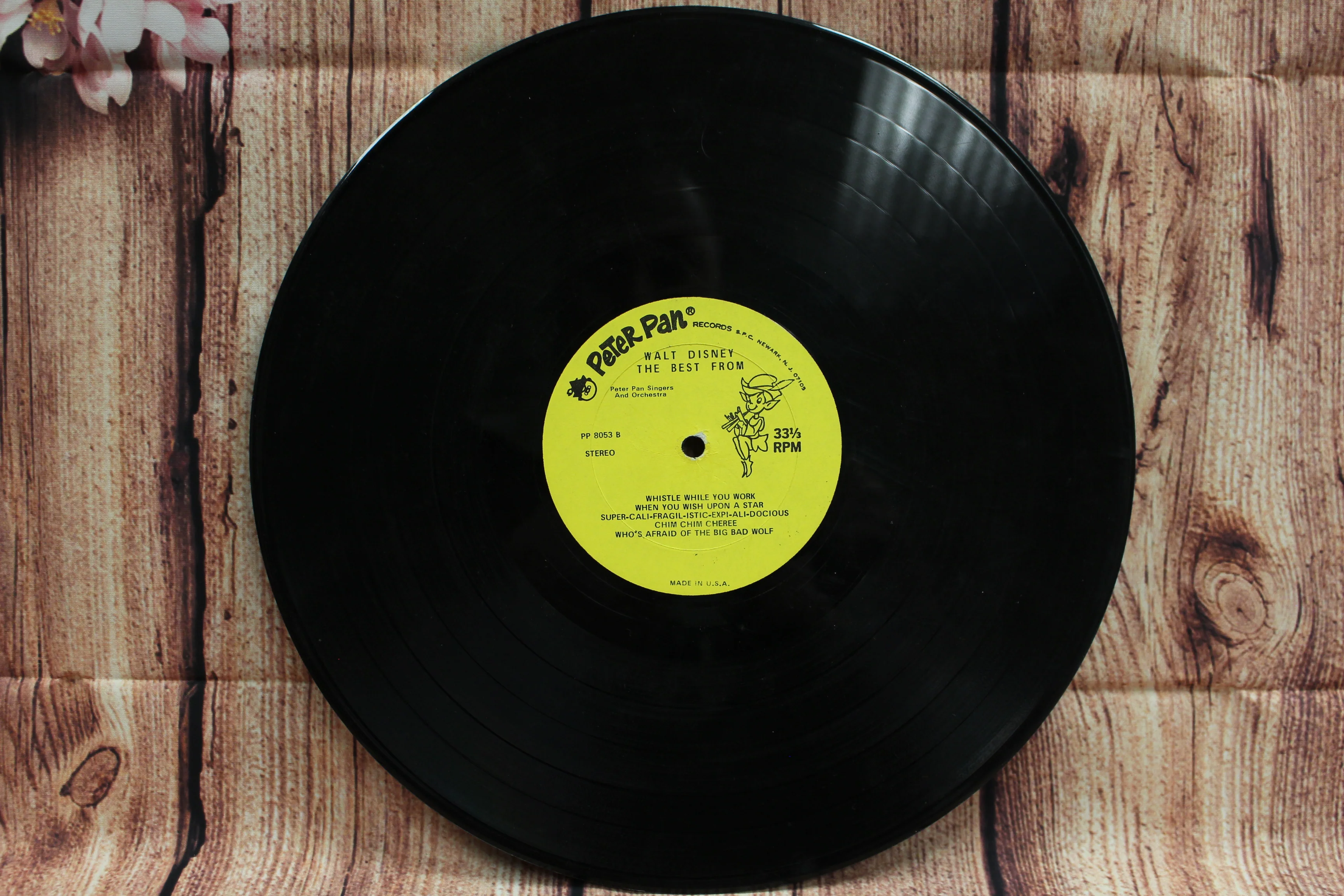 The Best From Walt Disney Vinyl Record - 33 1/3 RPM - Used - Image 5