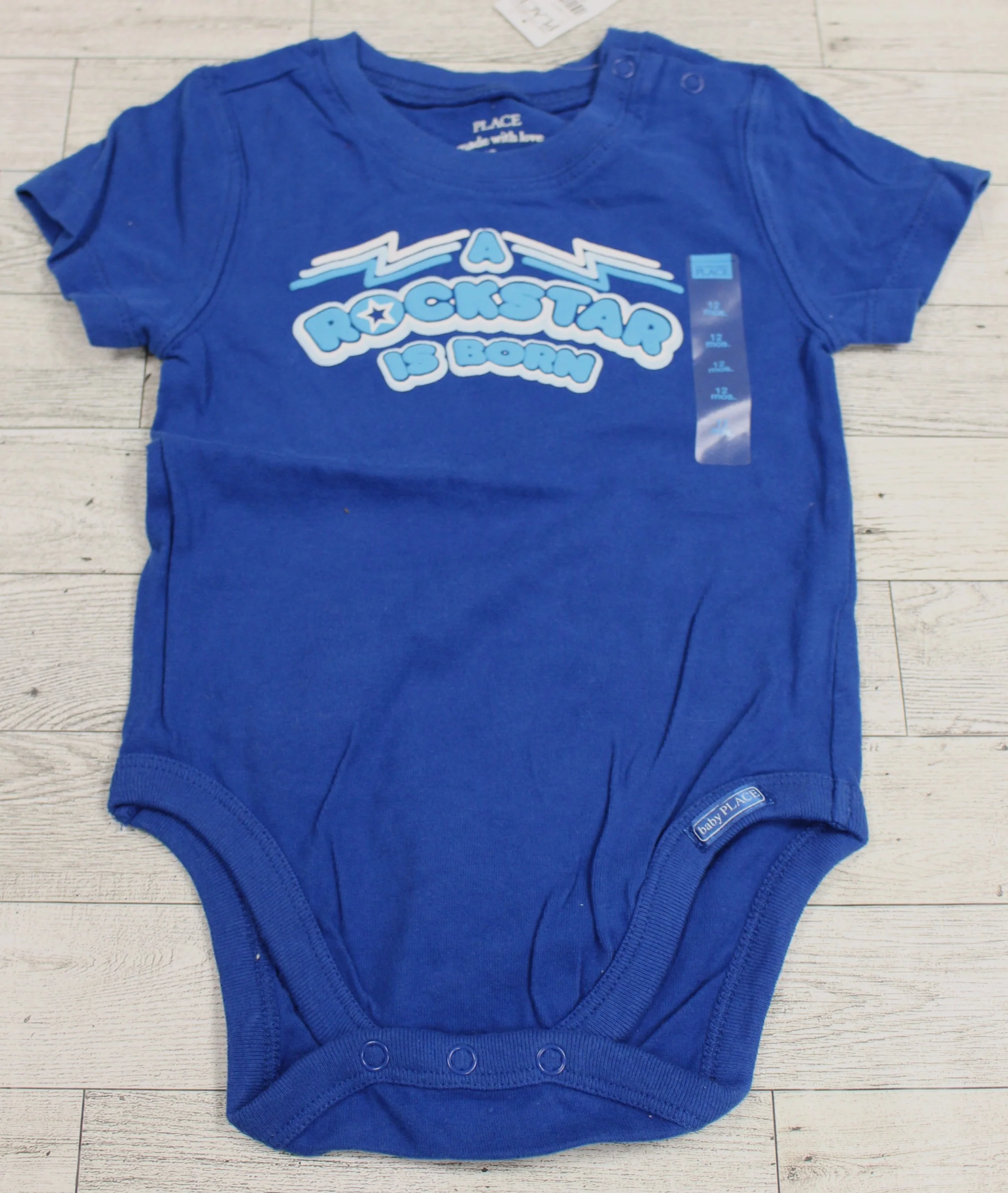 The Children's Place Short Sleeve Body Suits - 12 Months - Choose Design - New - Image 2
