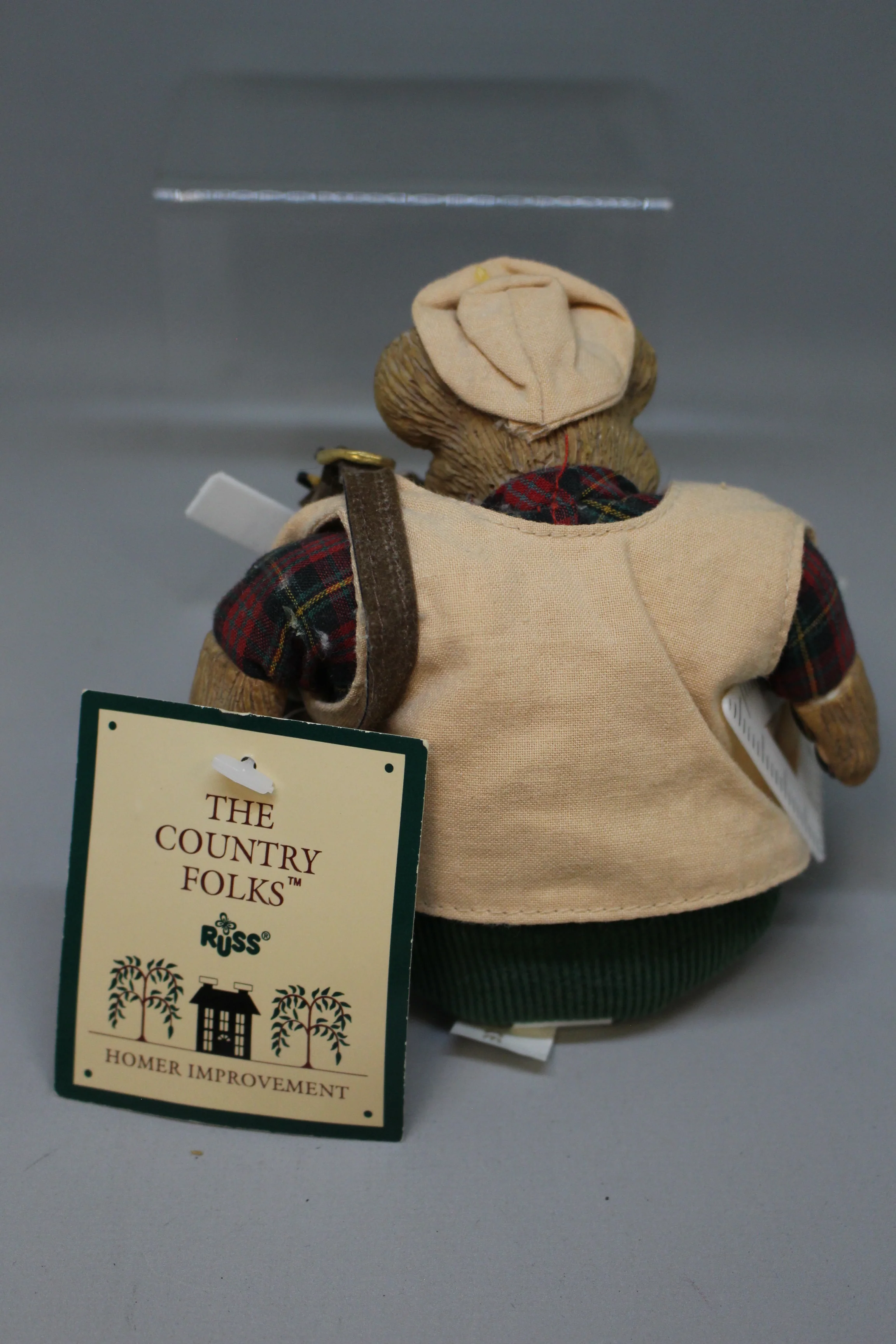 The Country Folks Russ Berrie & Co "Homer Improvement" Bear - New - Image 2