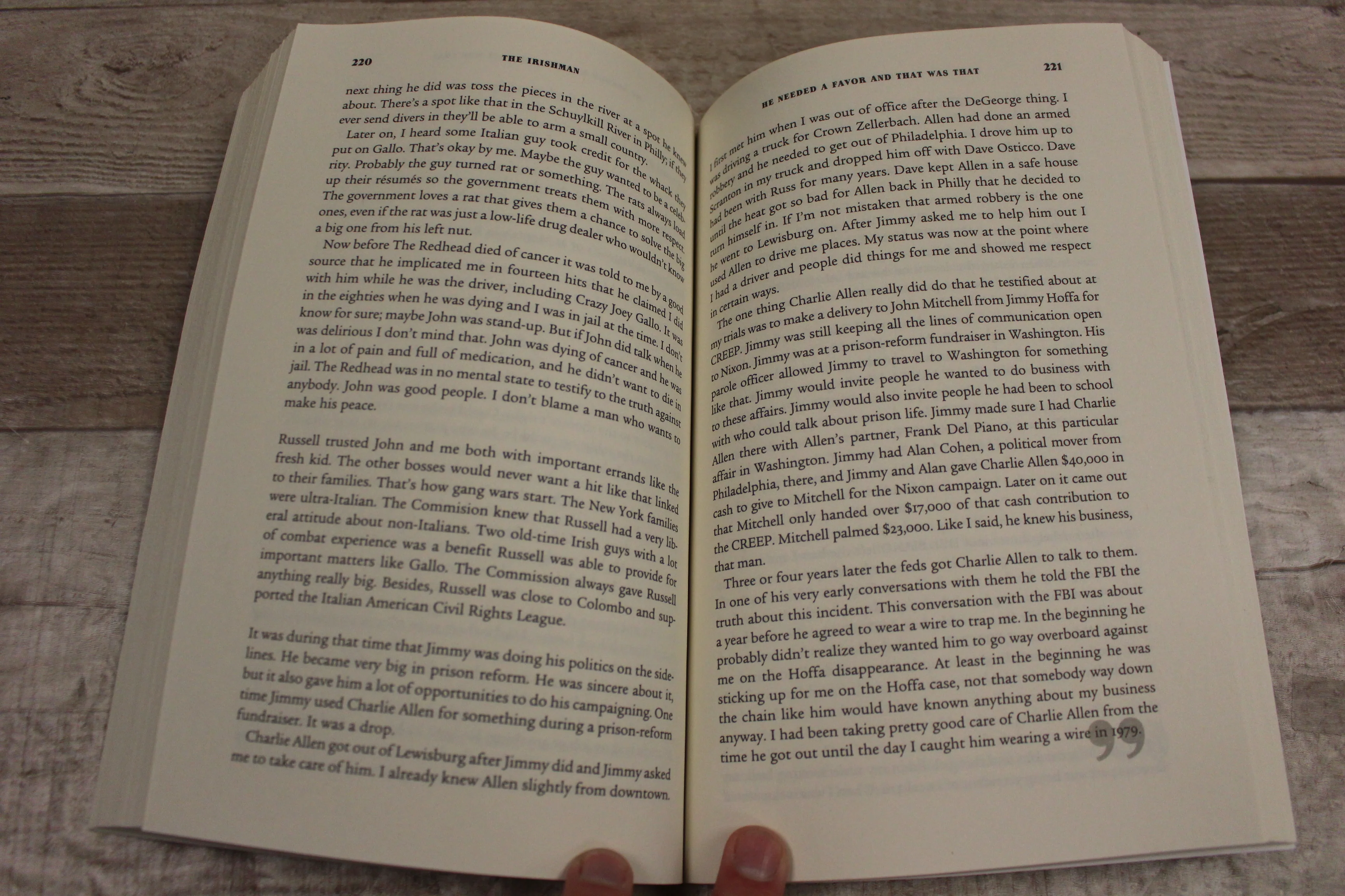 The Irishman The Book By Charles Brandt -Used - Image 2