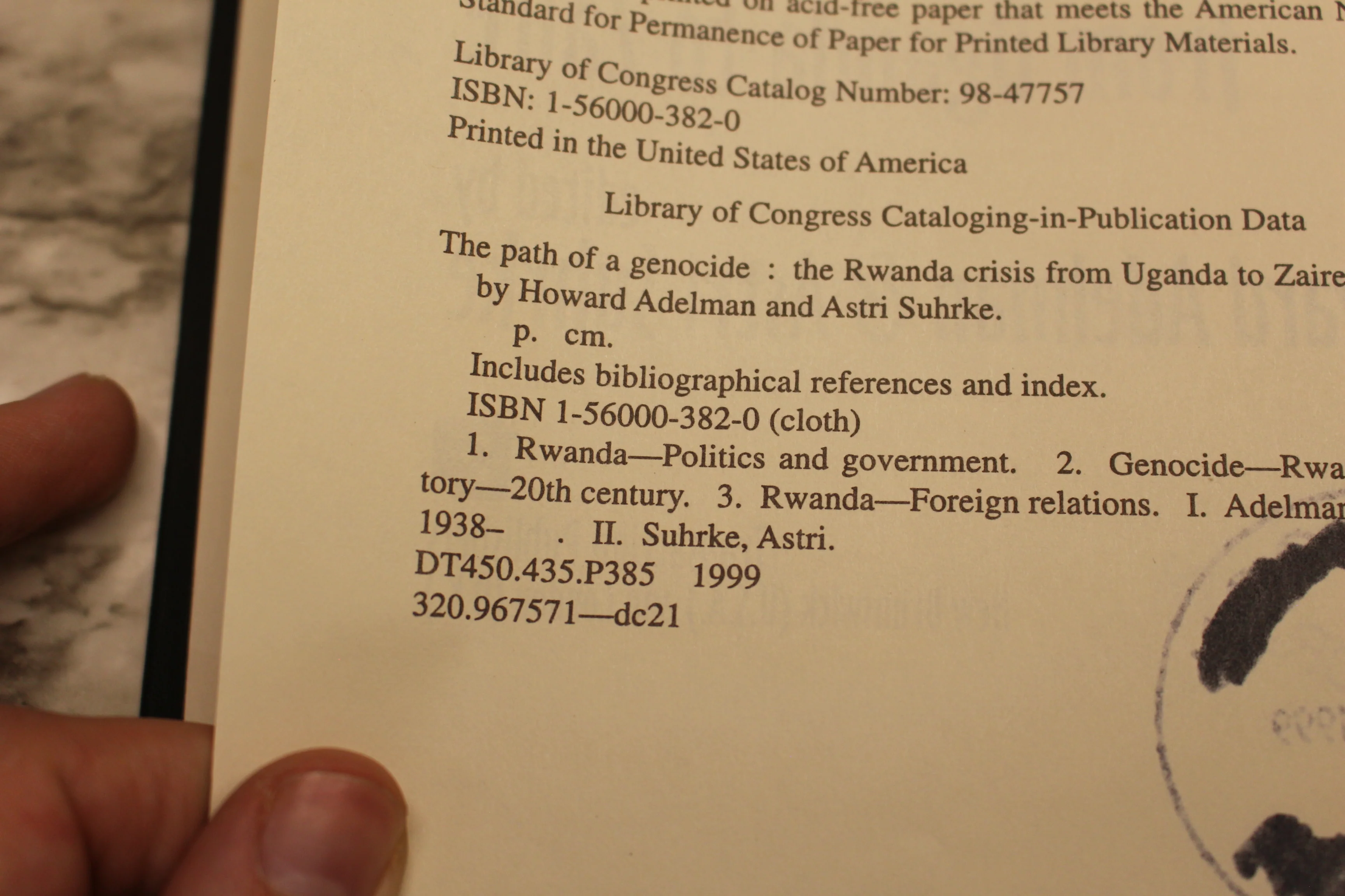 The Path Of Genocide Book By Howard Adelman 156000320 -Used - Image 3