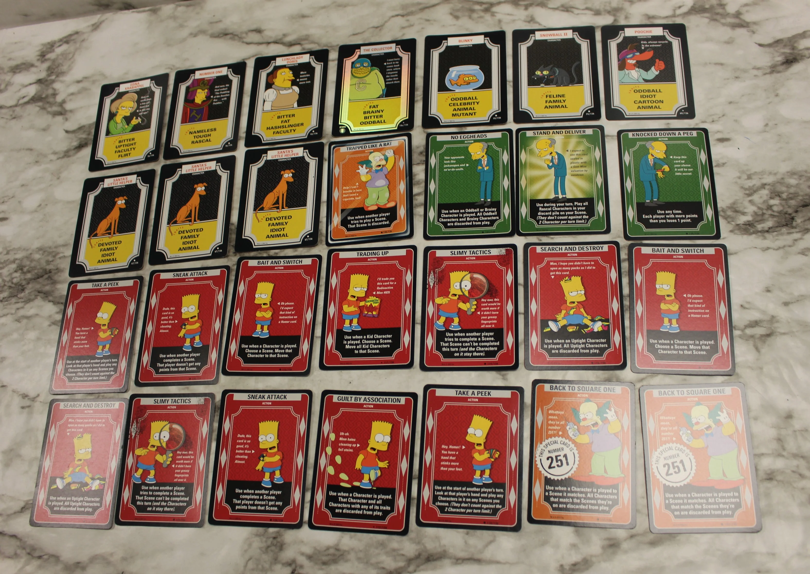 The Simpsons Trading Card Game Set -Used, Excellent Condition - Image 5
