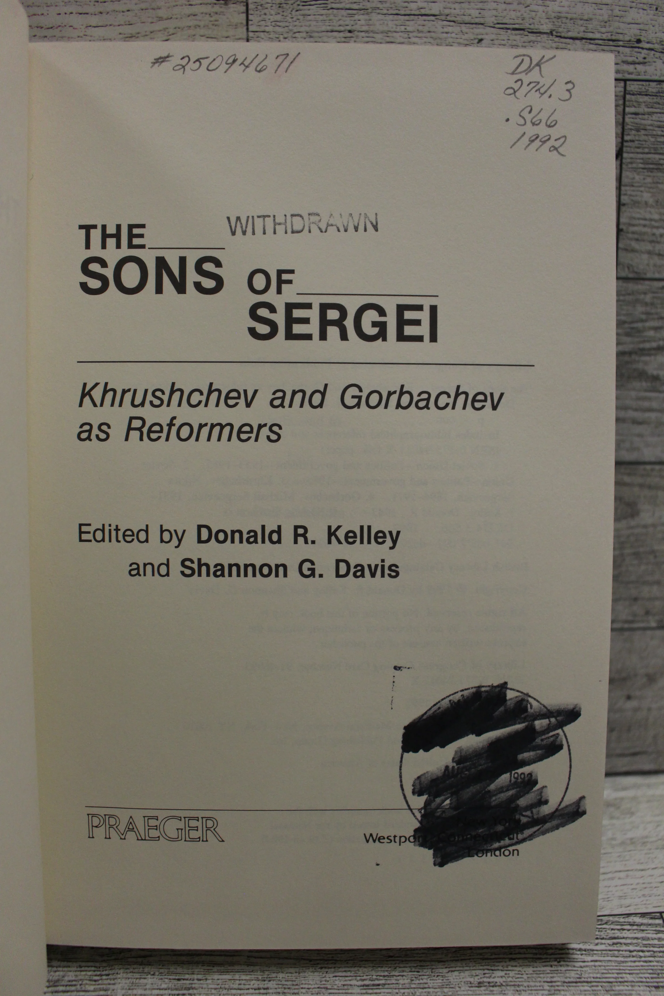 The Sons of Sergei - Khrushchev & Gorbachev as Reformers - Kelley & Davis - Image 4
