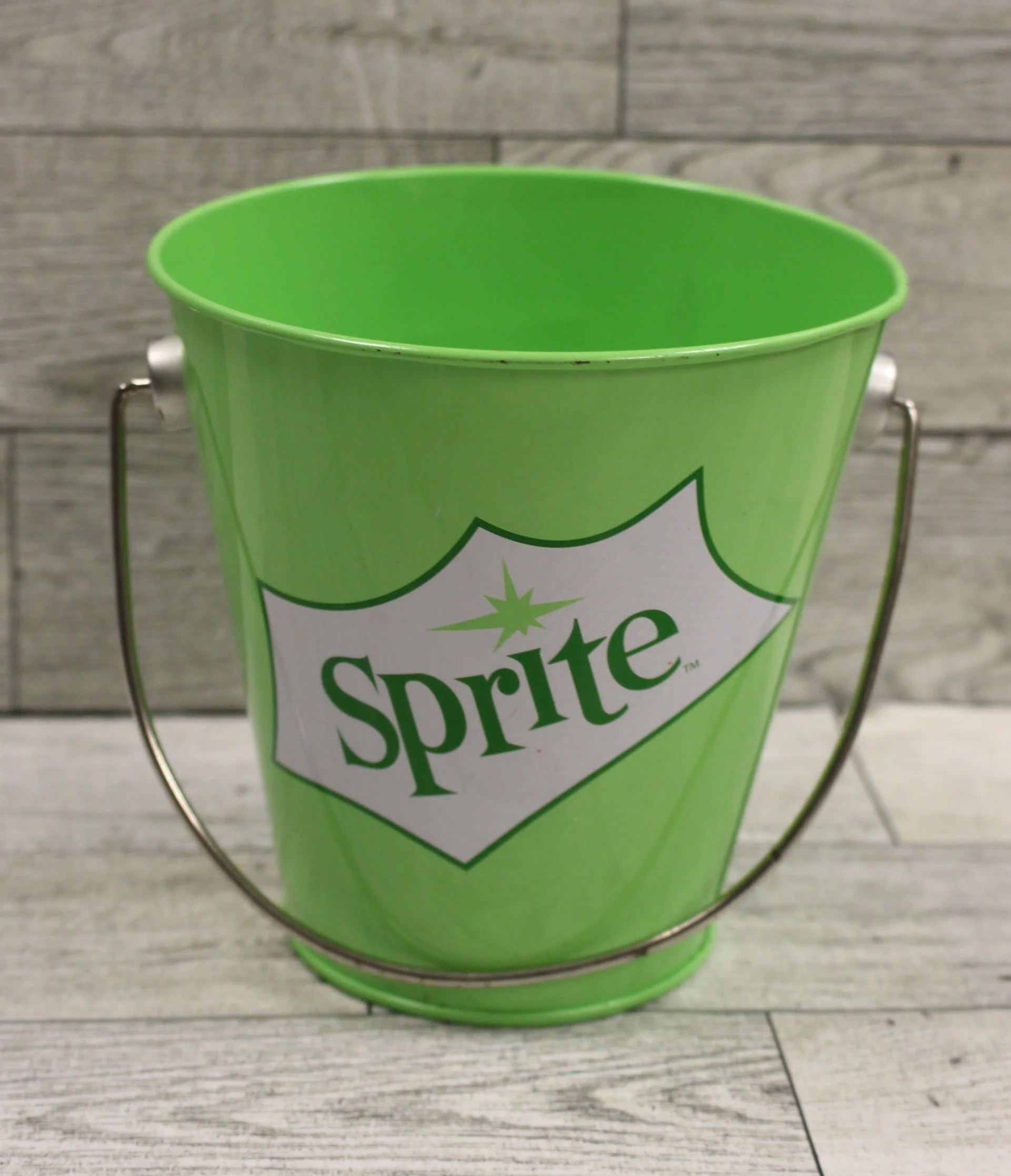 The Tin Box Company Sprite Mini Pail Bucket - Height: 4.75" - Green - Used - Image 2