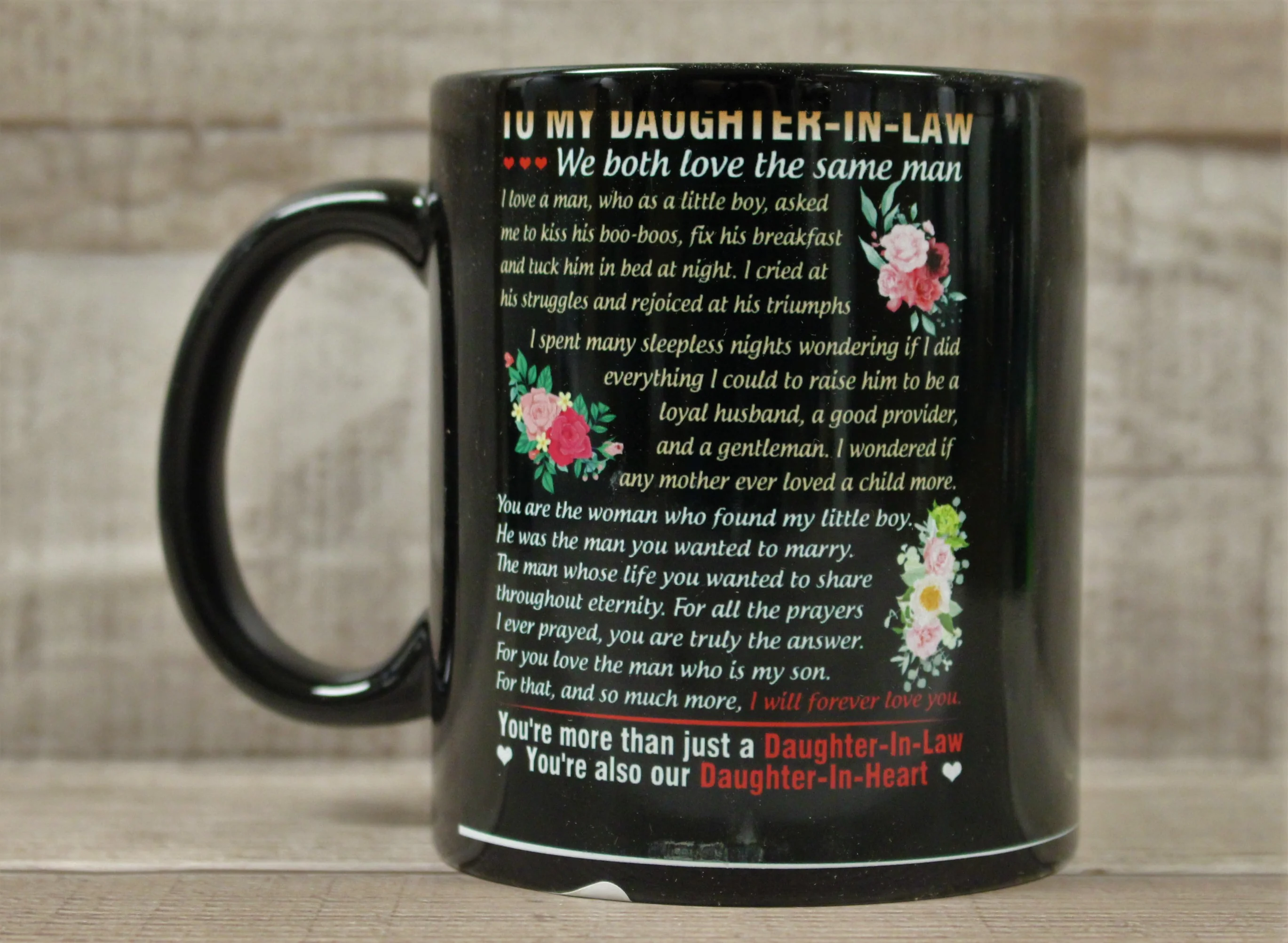To My Daughter-In-Law We Both Love The Same Man Coffee Cup Mug - New