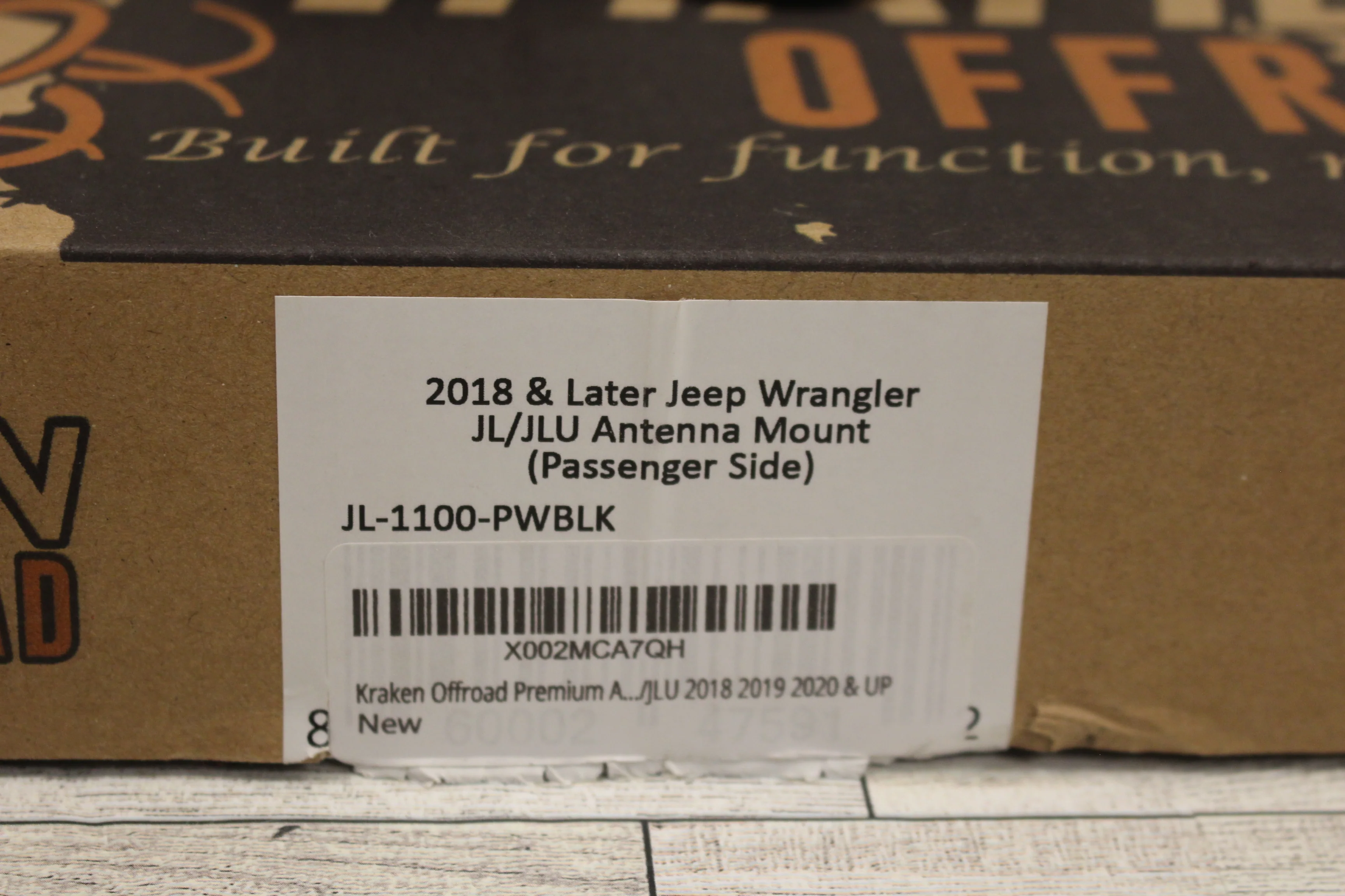 Traken Offroad Passenger Side Antenna Mount - 2018 & Later Jeep Wrangler JL/JLU - Image 3