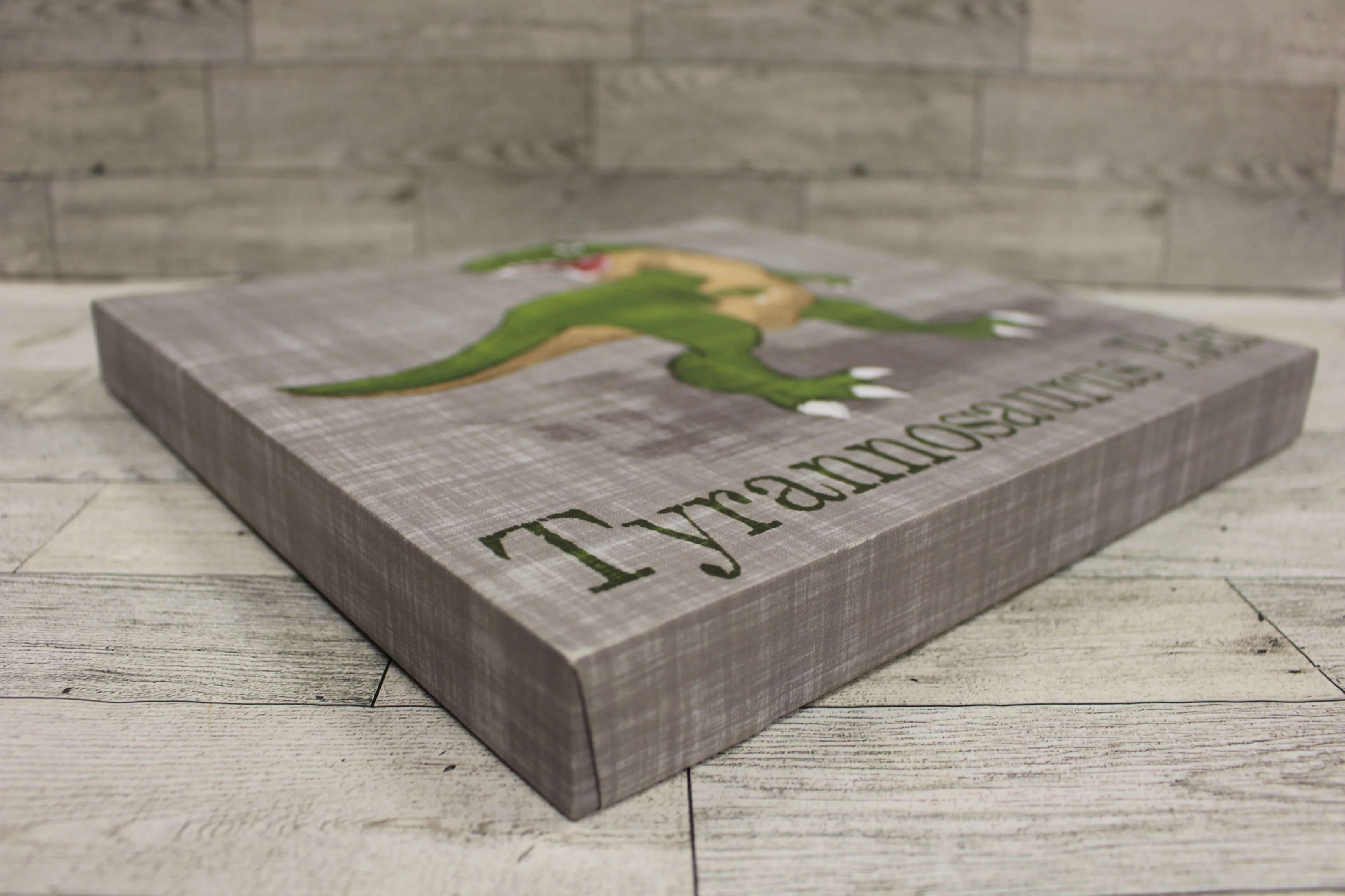 Tyrannosaurus Rex Canvas Wall Decor - 12" x 12" - Used - Image 2