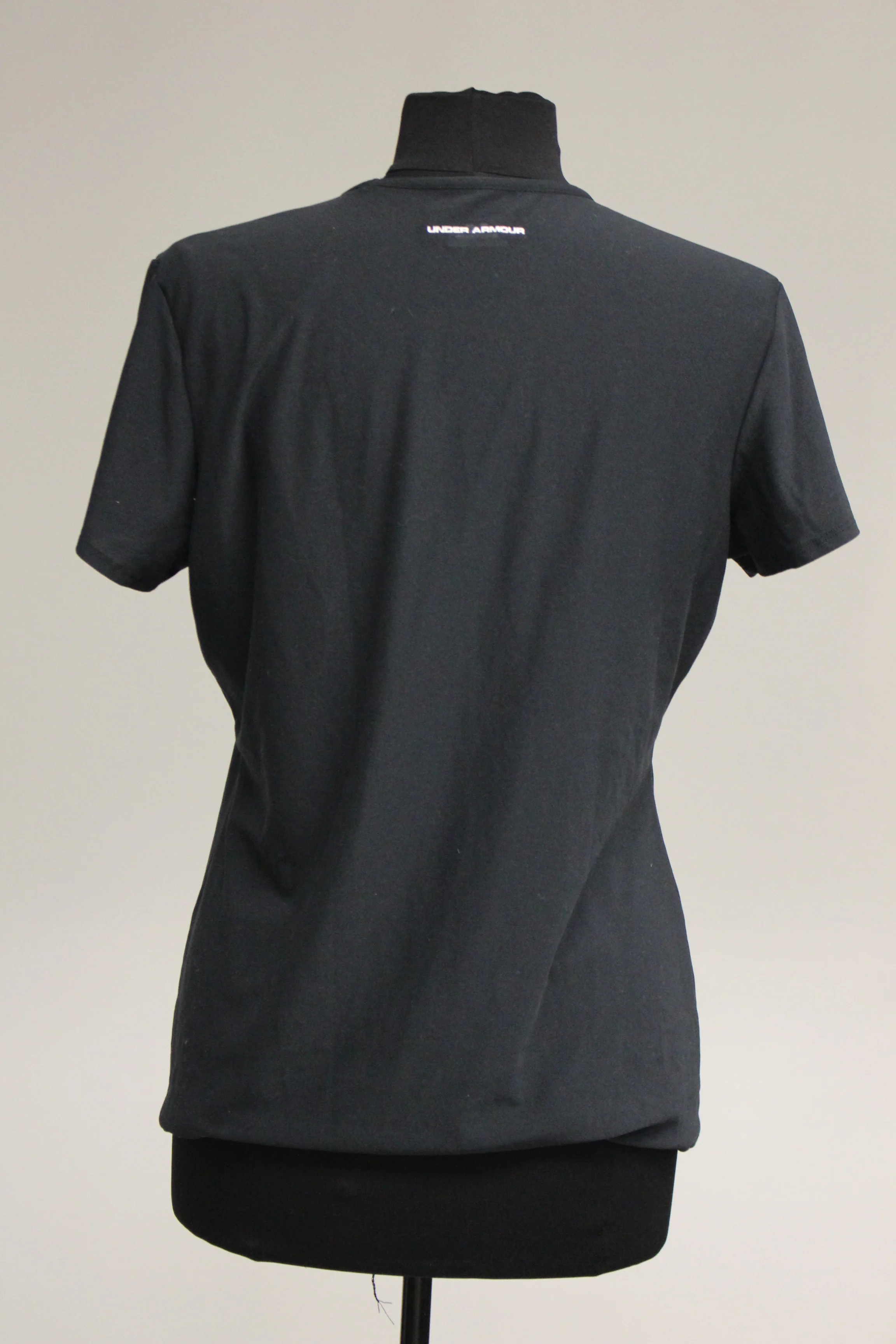 Under Armor US NAVY T-Shirt, Heat Gear, Size: Large, NAVY written near hem. - Image 3
