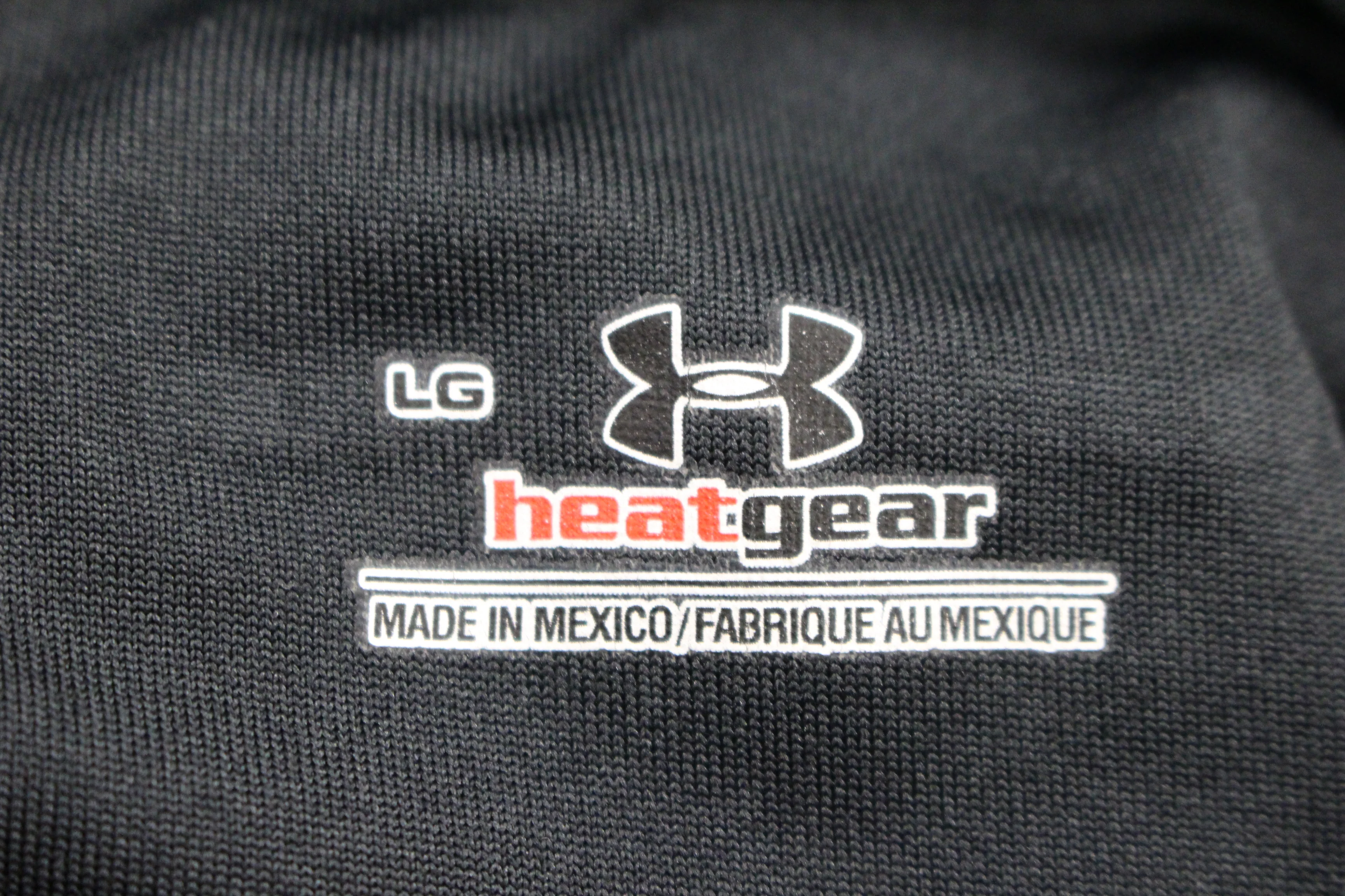 Under Armor US NAVY T-Shirt, Heat Gear, Size: Large, NAVY written near hem. - Image 5